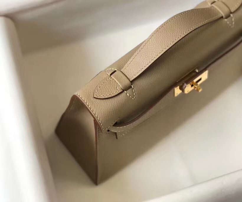 H**mes mini kelly pochette-epsom leather-22cm