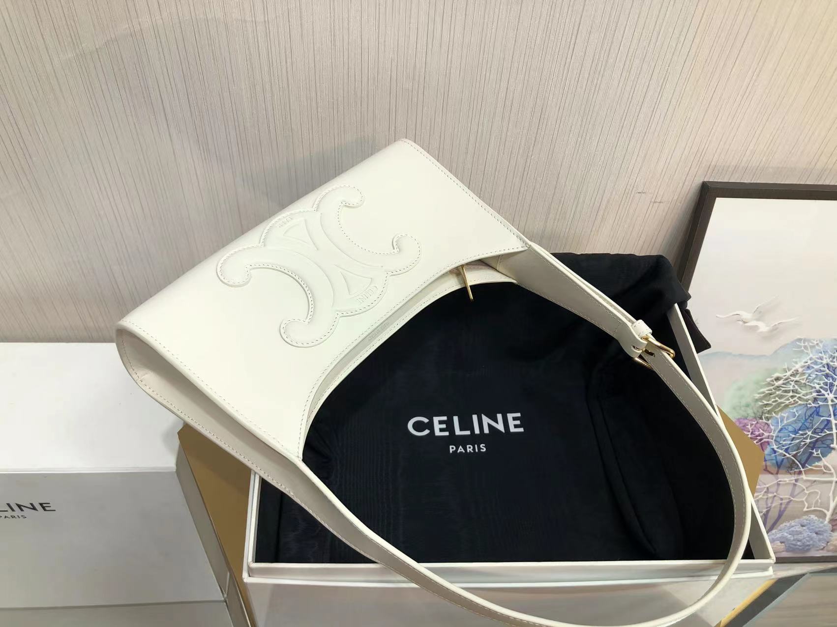 Ce**e cuir triomphe bag-24x13x5cm