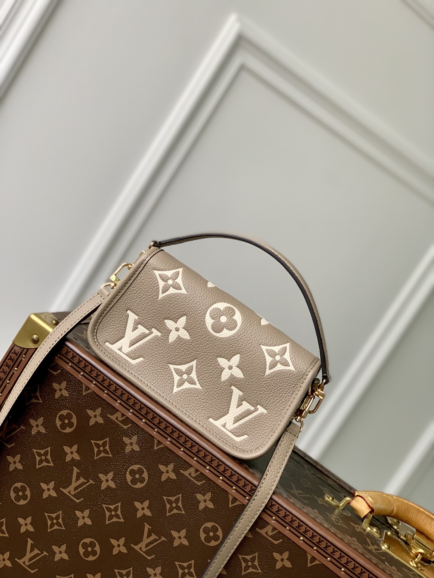 l0*is V*t0n nano diane handbags-m83566-19*10.5*6cm