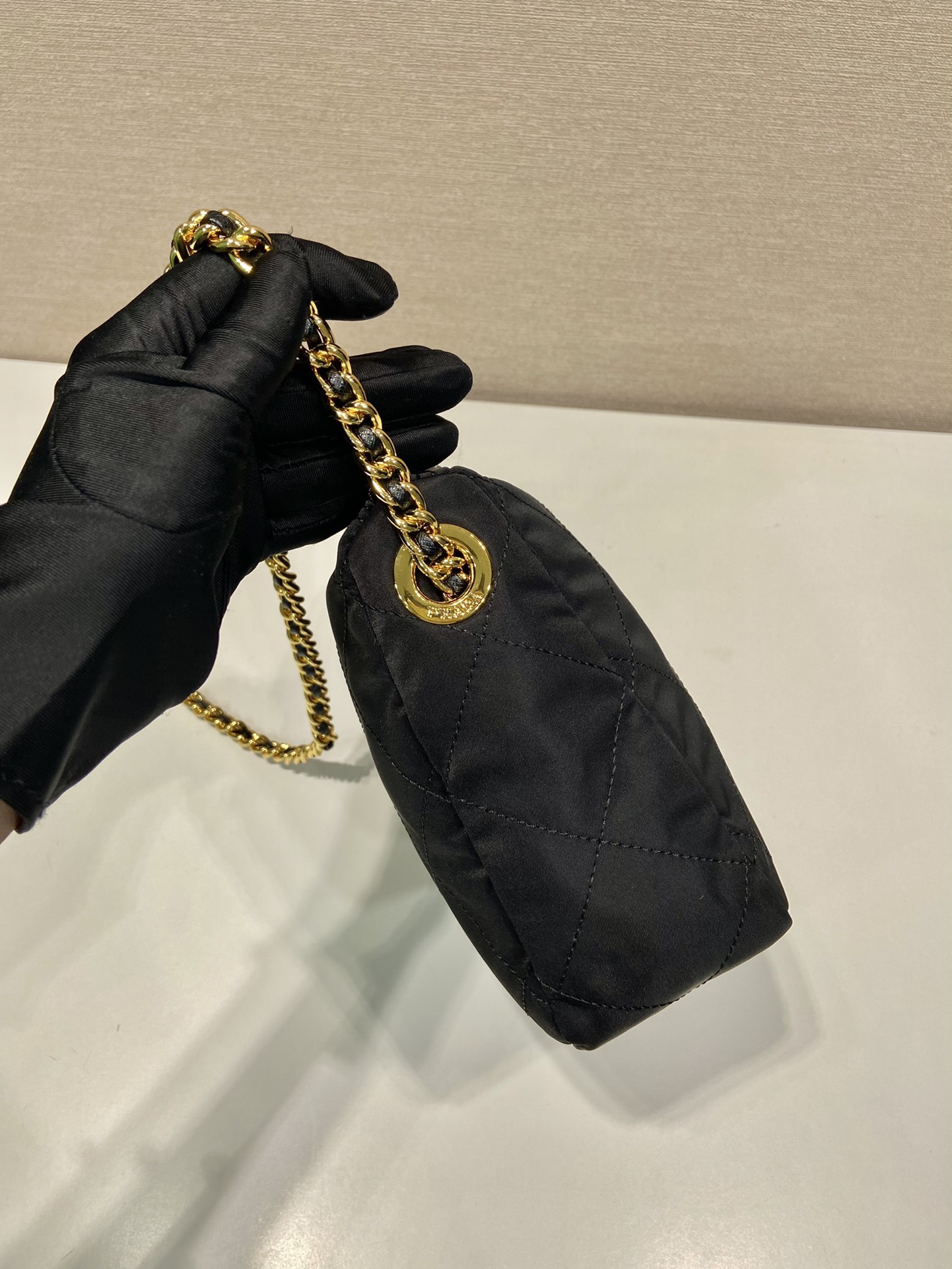 Pra*a vintage chain bag-1bd646-22*19*8cm