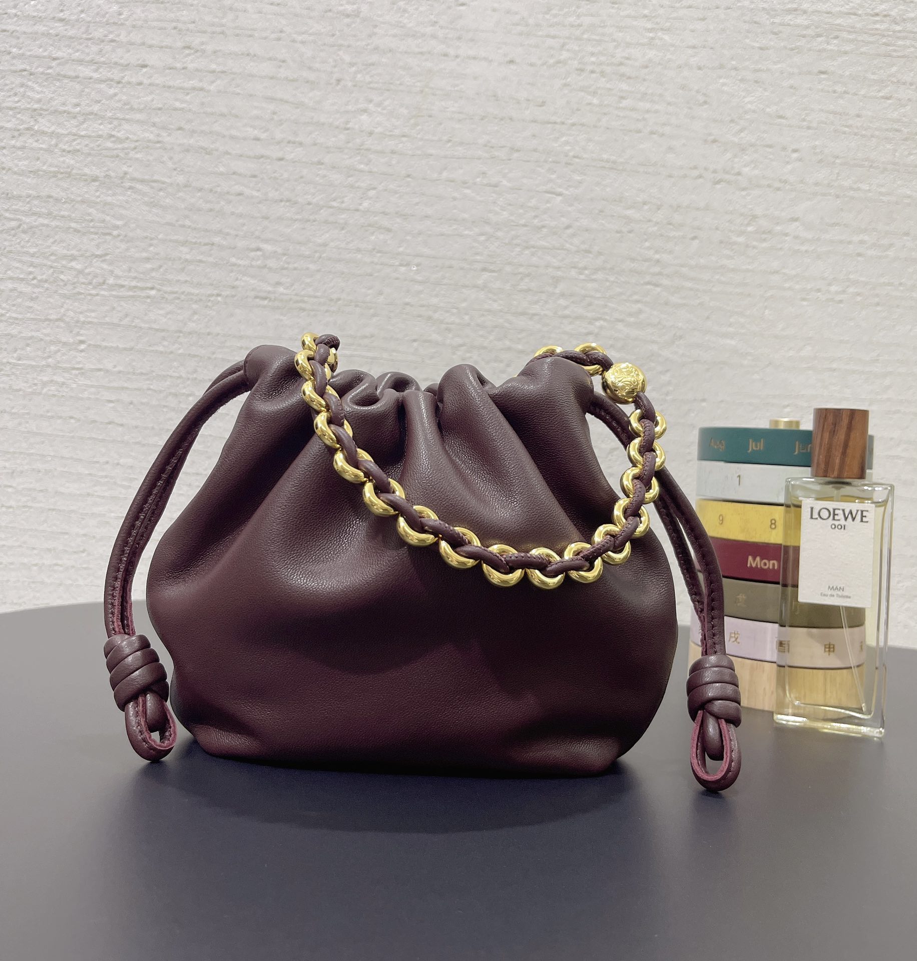 L0ew* flamenco purse 23*5.5*17cm