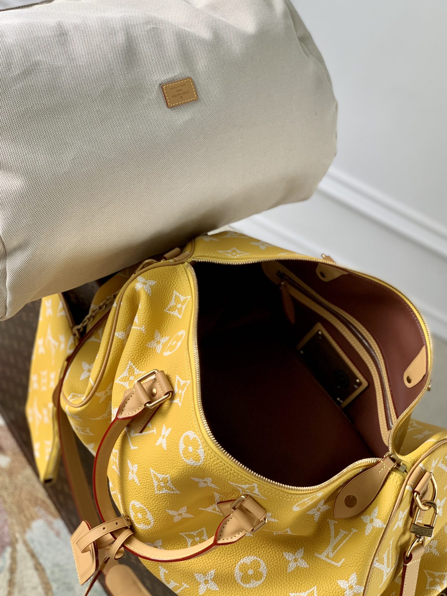 l0*is V*t0n speedy p9 bandoulière 50 monogram leather -50x32x29cm