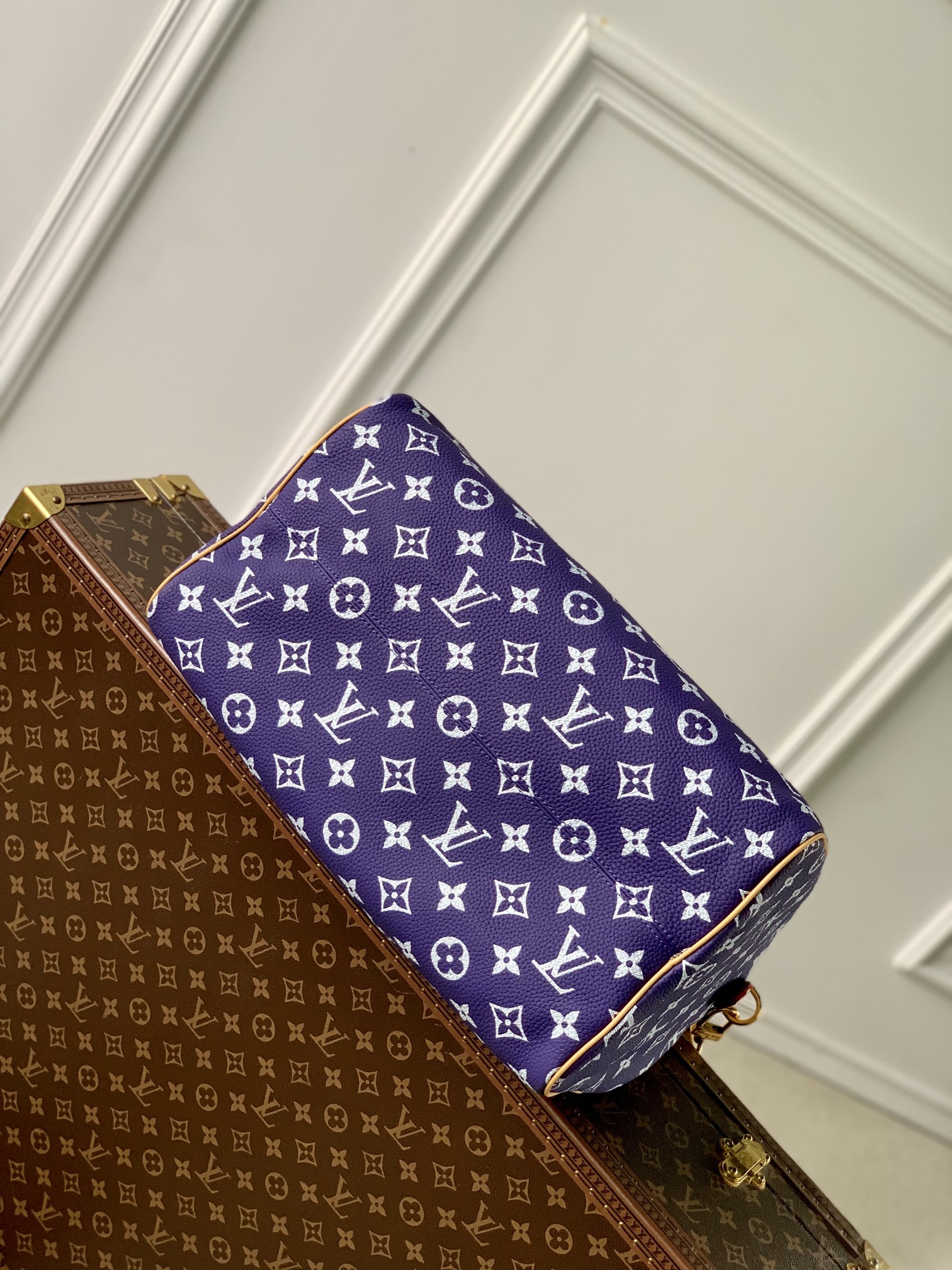 l0*is V*t0n speedy p9 bandoulière 40 monogram leather -40 x 26 x 23cm