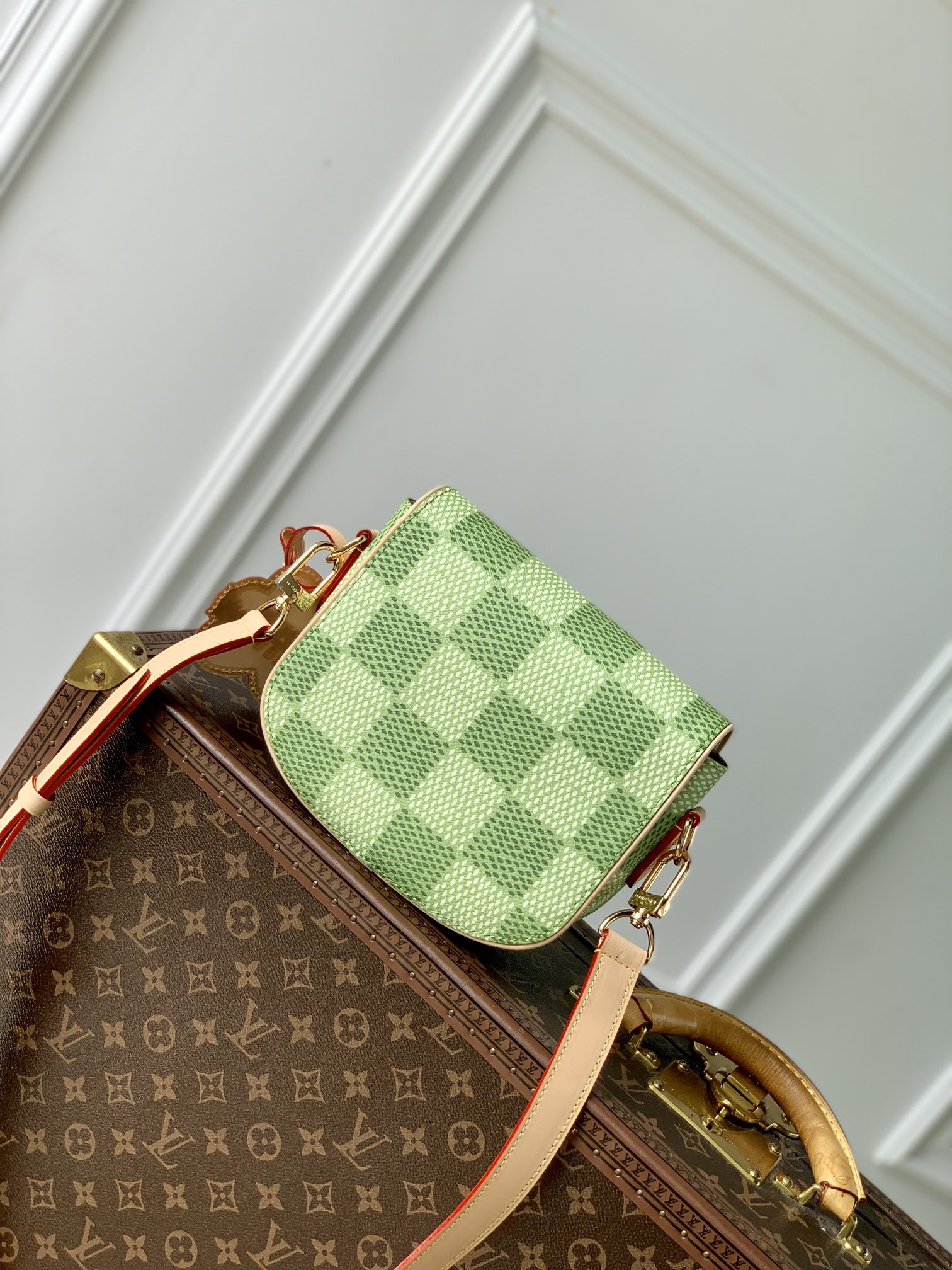 l0*is V*t0n montsouris bag-m47060-20 x 17 x 7cm