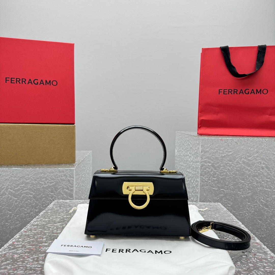 Ferragamo Top-handle Bag-21*13*8.5CM