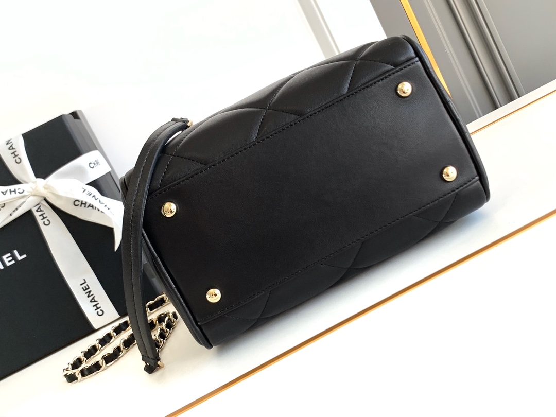 Ch@nel Top HandleBag-21*12*15CM