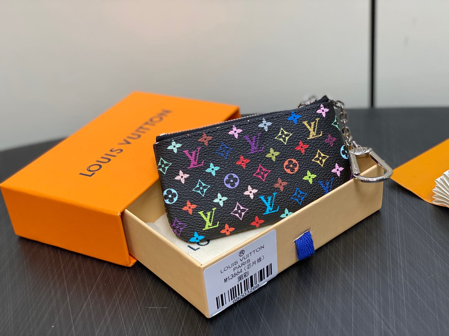 l0vis Vvtt0n monogram multicolor key pouch-m13664-12.0 x 7.0 x 1.5cm
