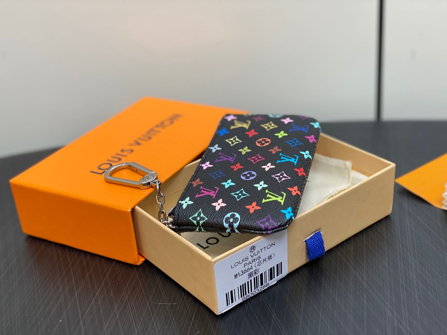 l0vis Vvtt0n monogram multicolor key pouch-m13664-12.0 x 7.0 x 1.5cm