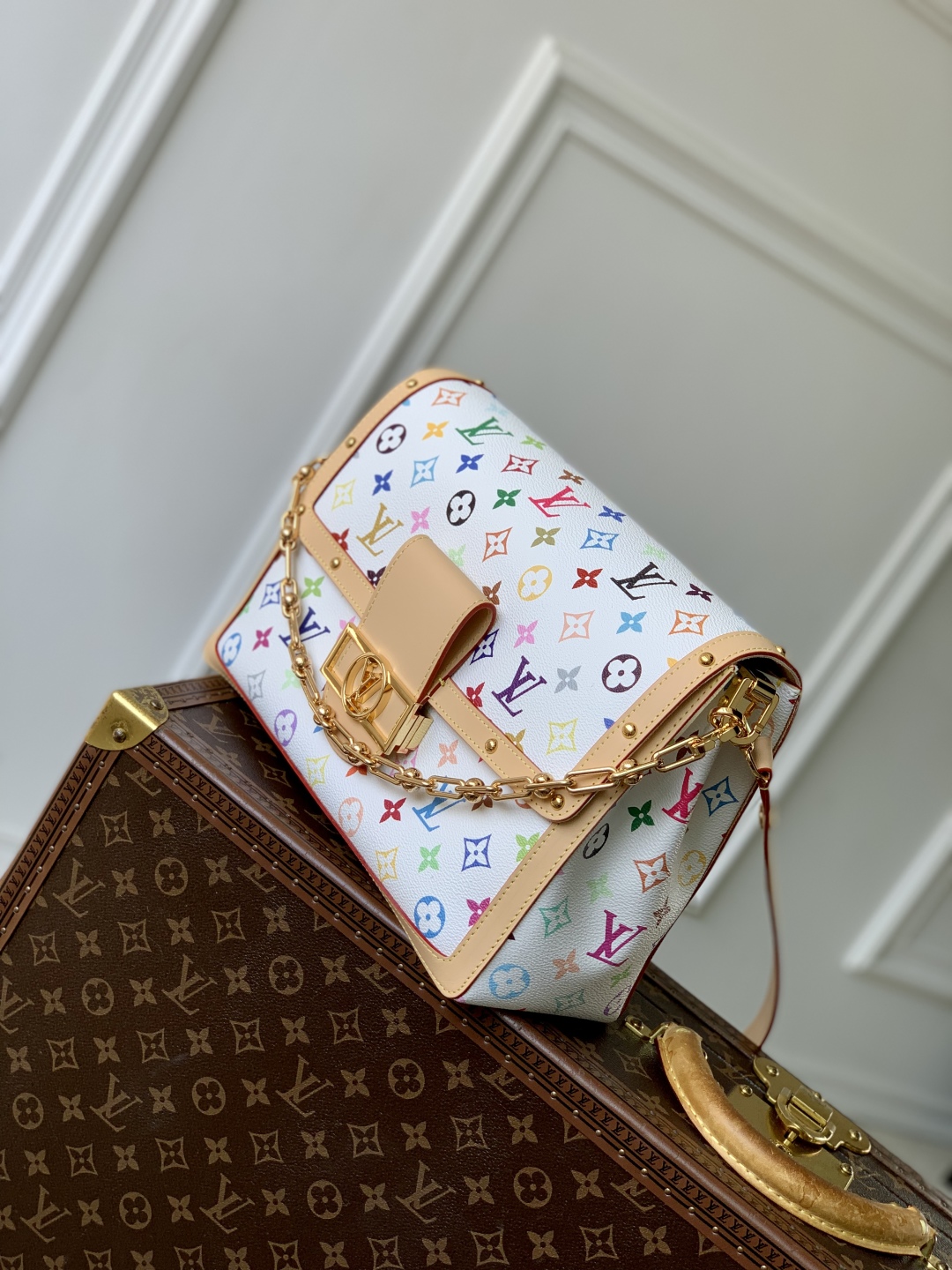 l0vis Vvtt0n dauphine soft bag-m13255-28*20*11cm