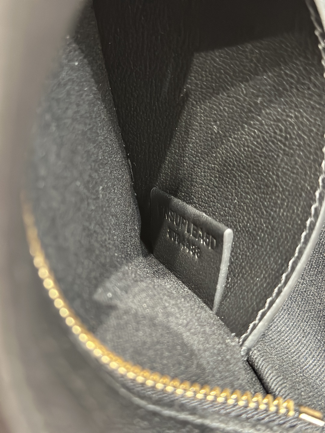 Bv*b*rry canvas & leather tote-21/20/13cm