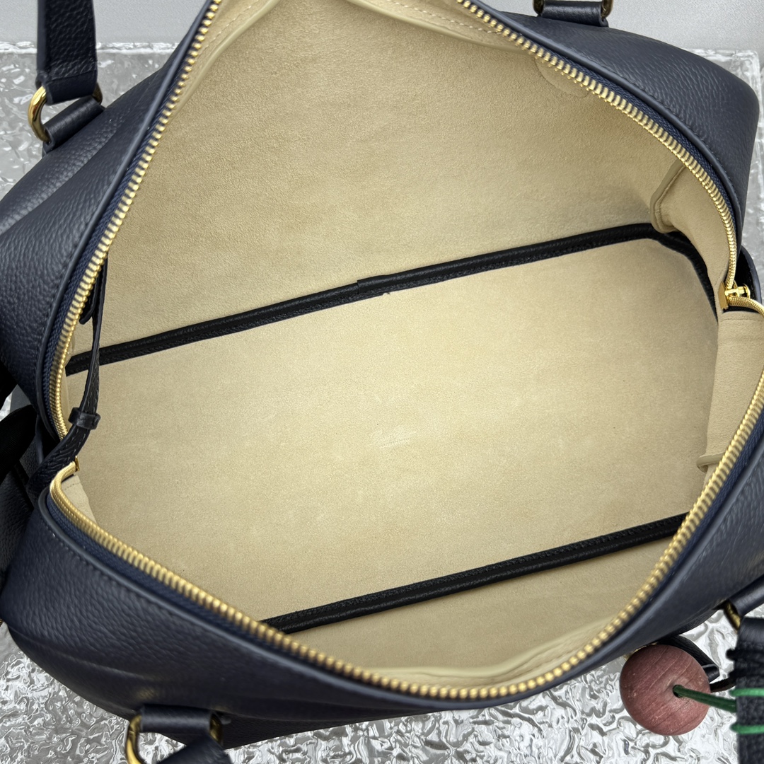 L0r0 P1ana needle bag(navy blue)-38*21*18cm