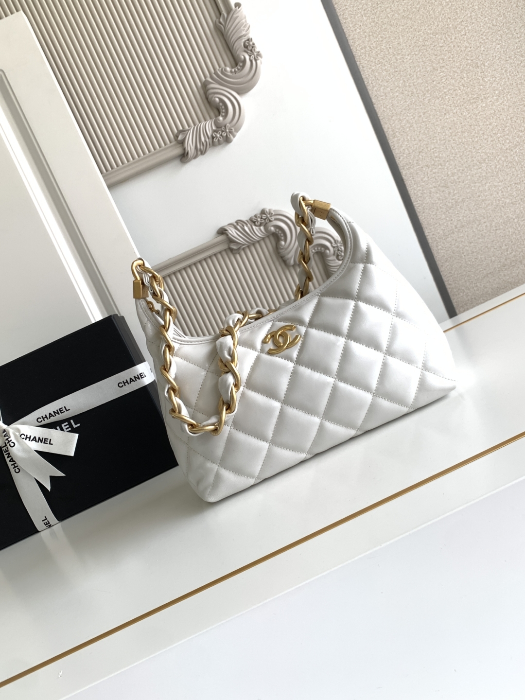 Ch@nel 2025SS Hobo Bag-30x35x9CM