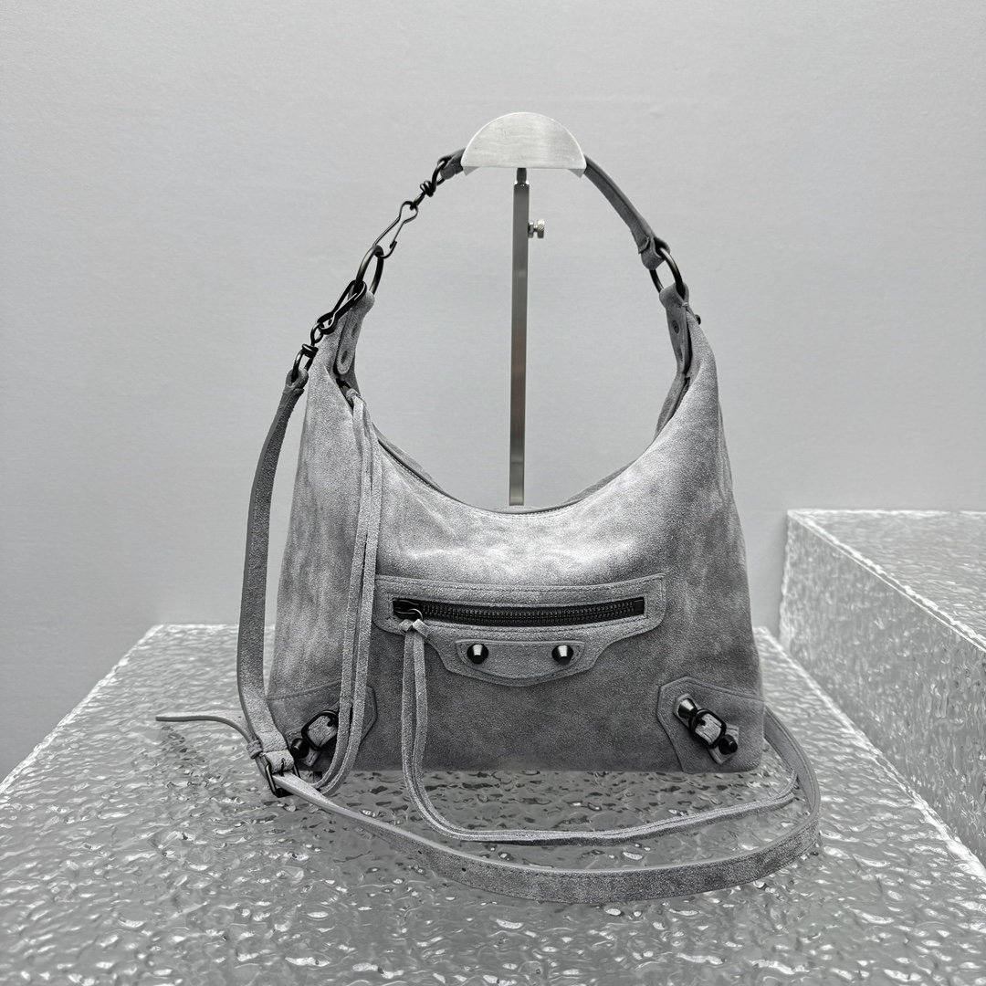 Ba1en*iaga Le City Hobo Bag-28*10*27&37*11*35CM