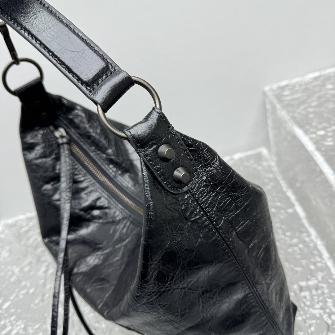 Ba1en*iaga Le City Hobo Bag-28*10*27&37*11*35CM