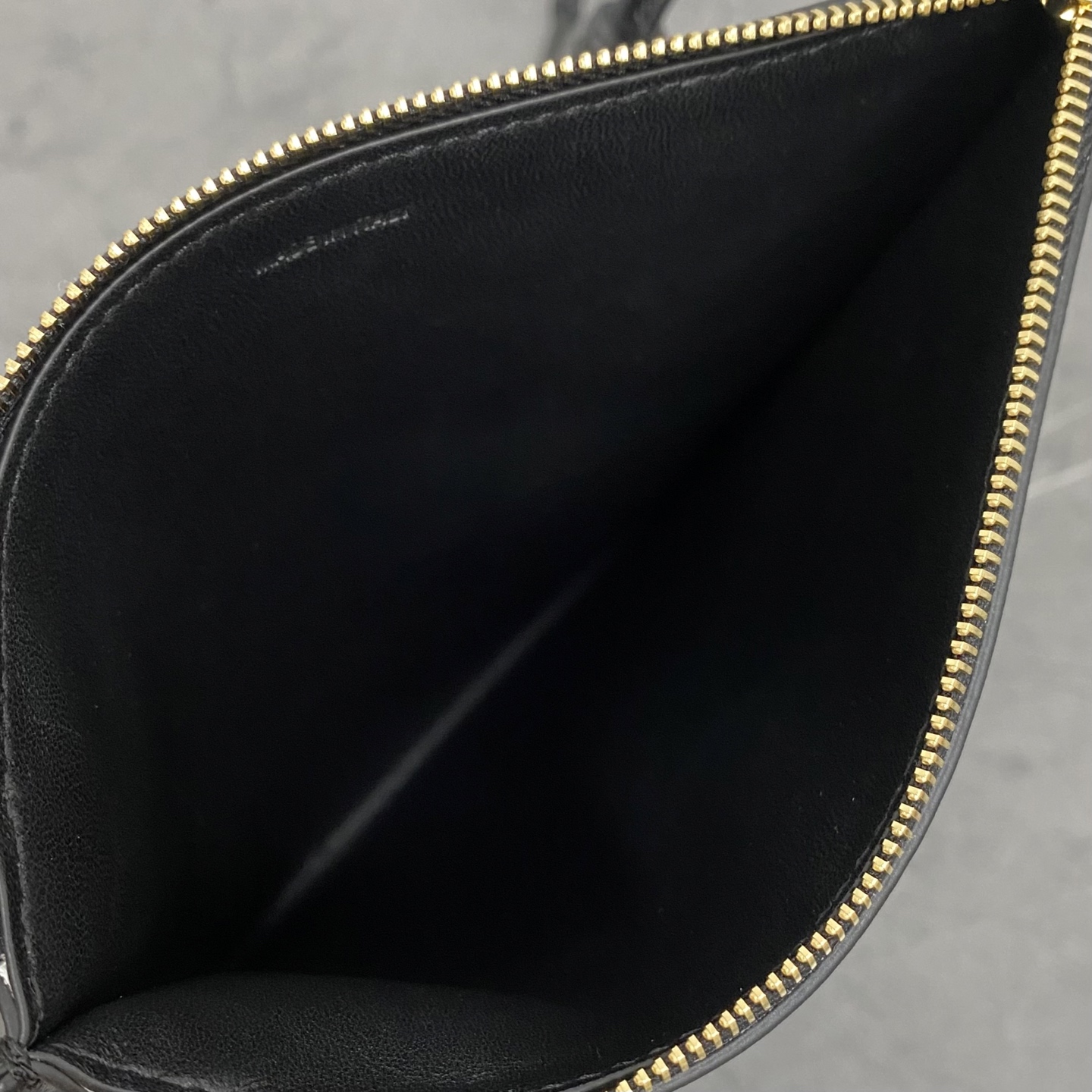 Celin* Sharp Pouch In Smooth Lambskin Handbags-24x19.5x1CM
