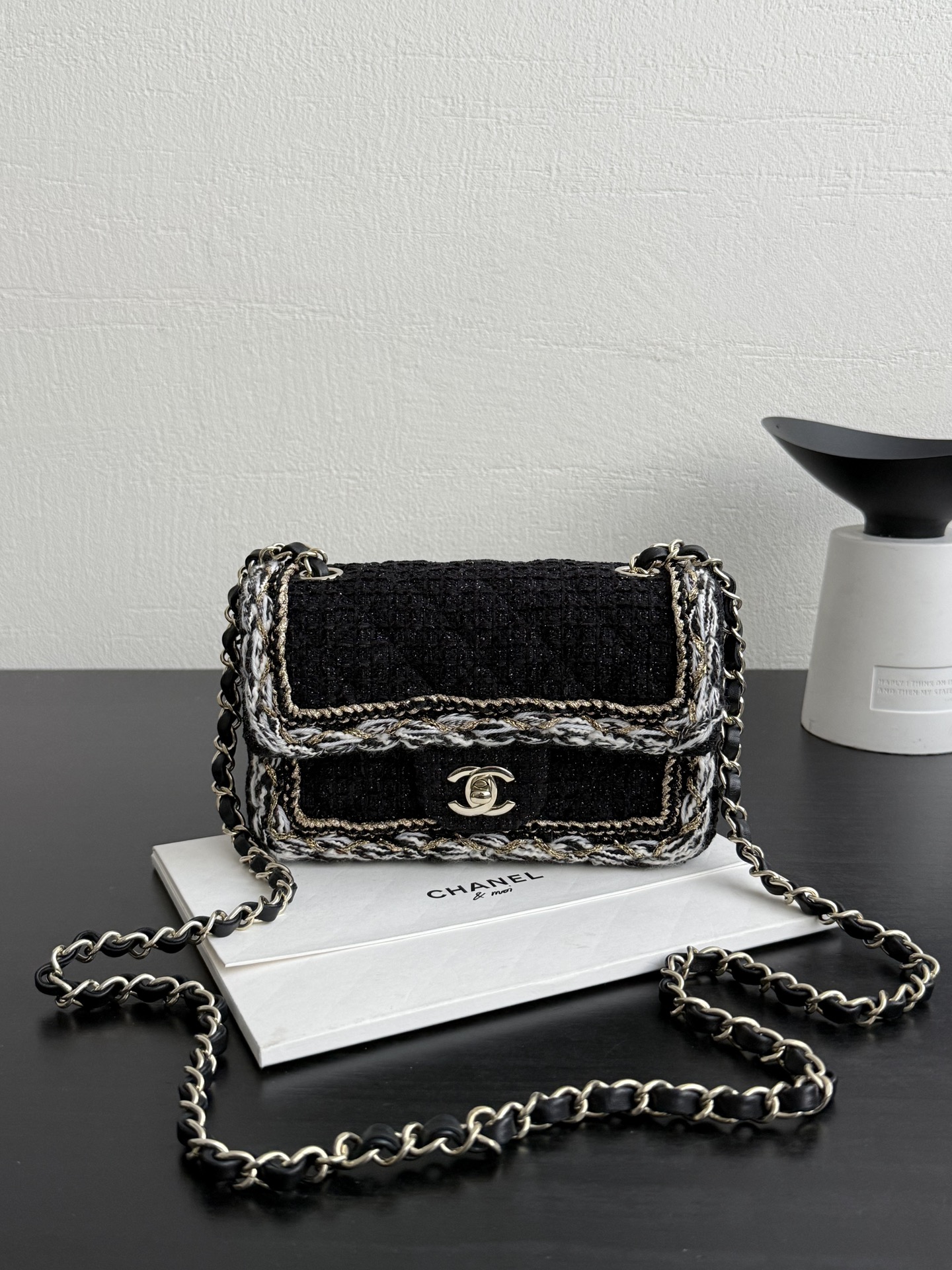 Ch@nel Flap Bag-13*20*7CM