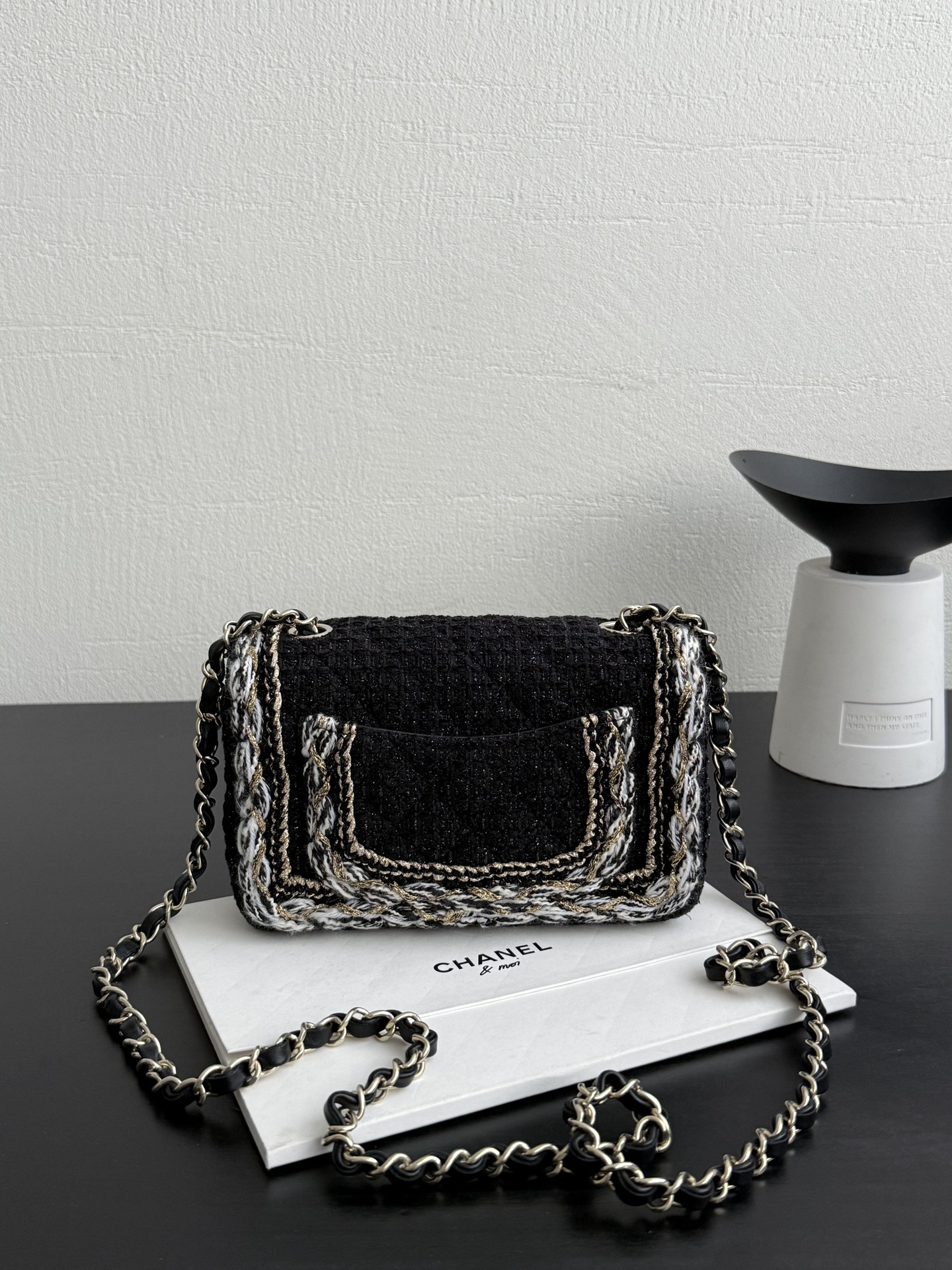 Ch@nel Flap Bag-13*20*7CM