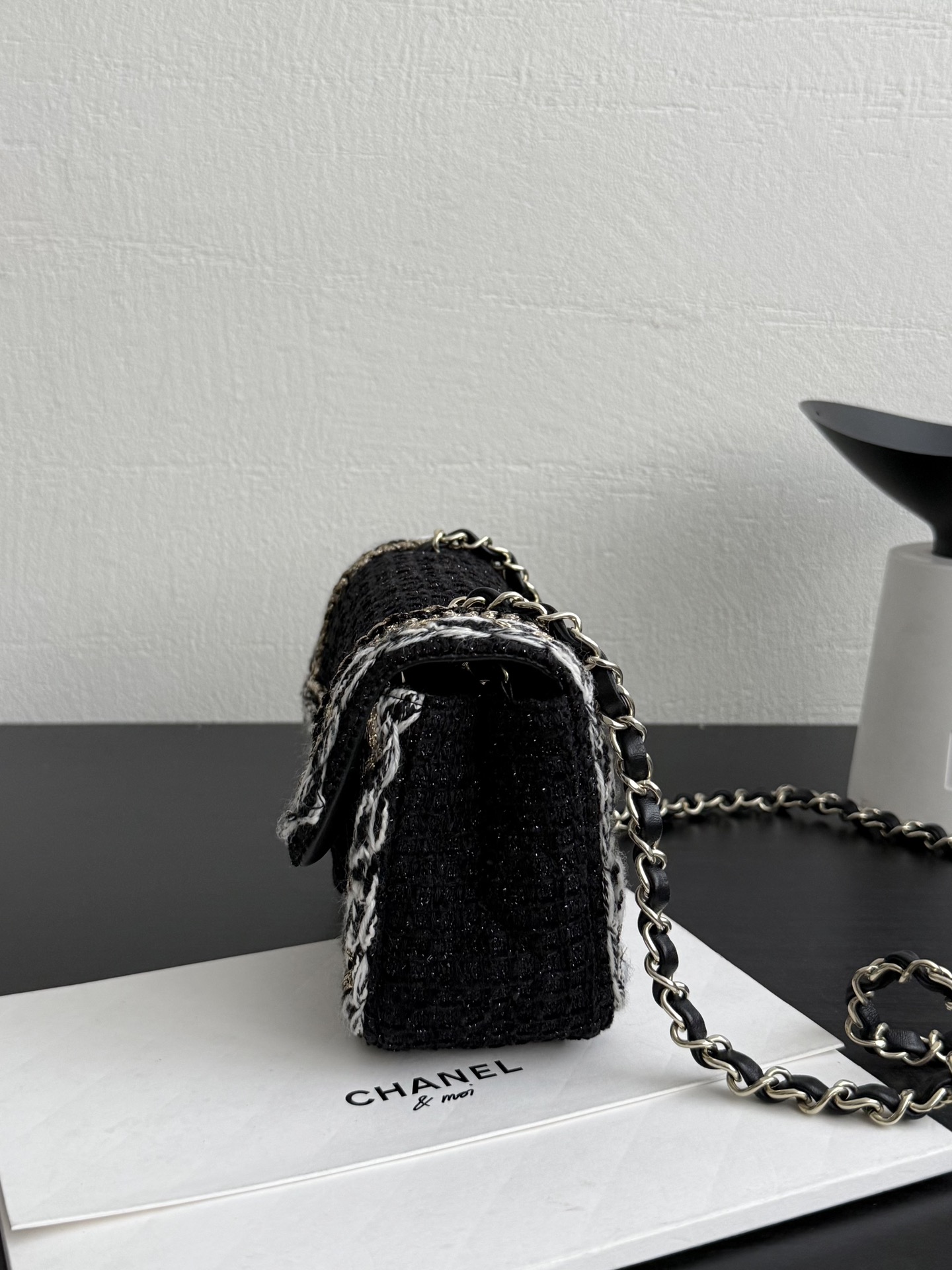 Ch@nel Flap Bag-13*20*7CM