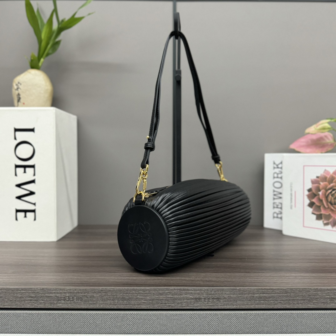 Loe**we Bracelet Pouch Bag - Brown-25*10*10CM