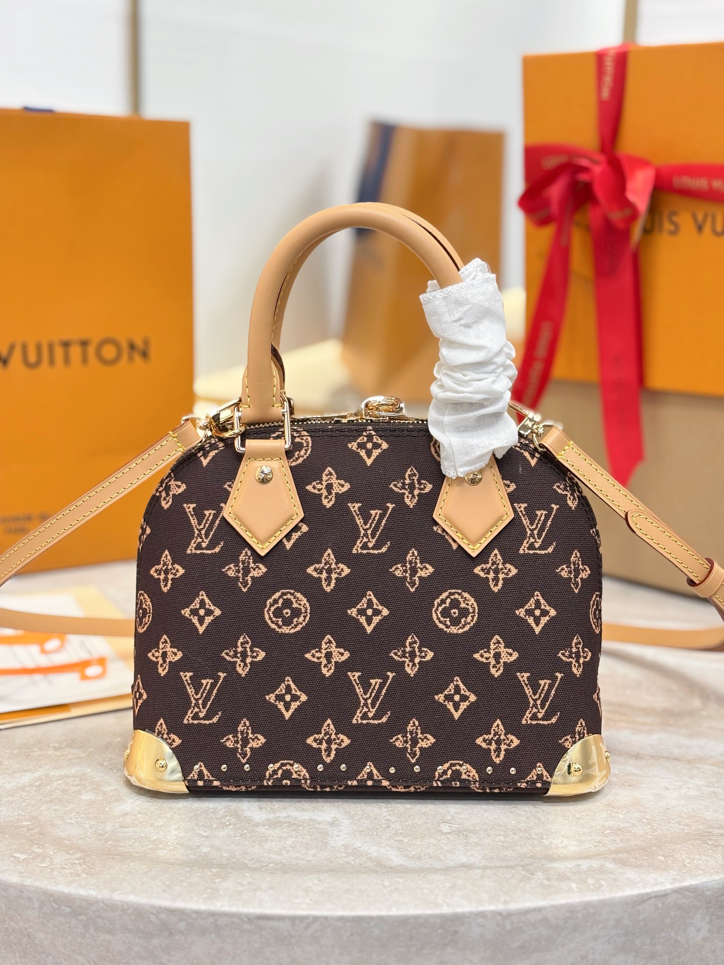 LV Alma Trunk BB Other Monogram Canvas-22x19x11CM