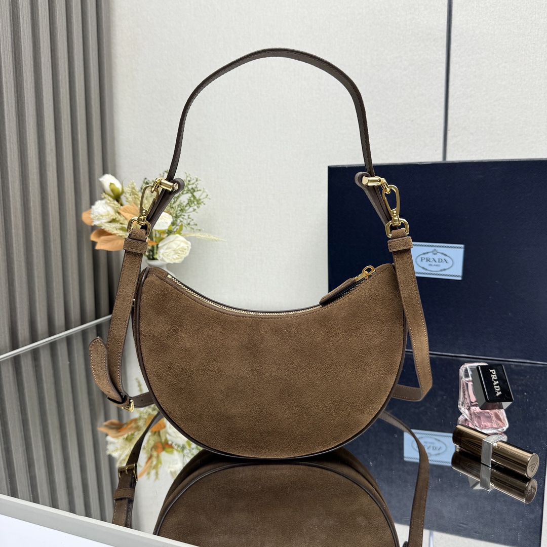 Pra*a Moon Handbags 1BC194-22.5*18.5*6.5CM