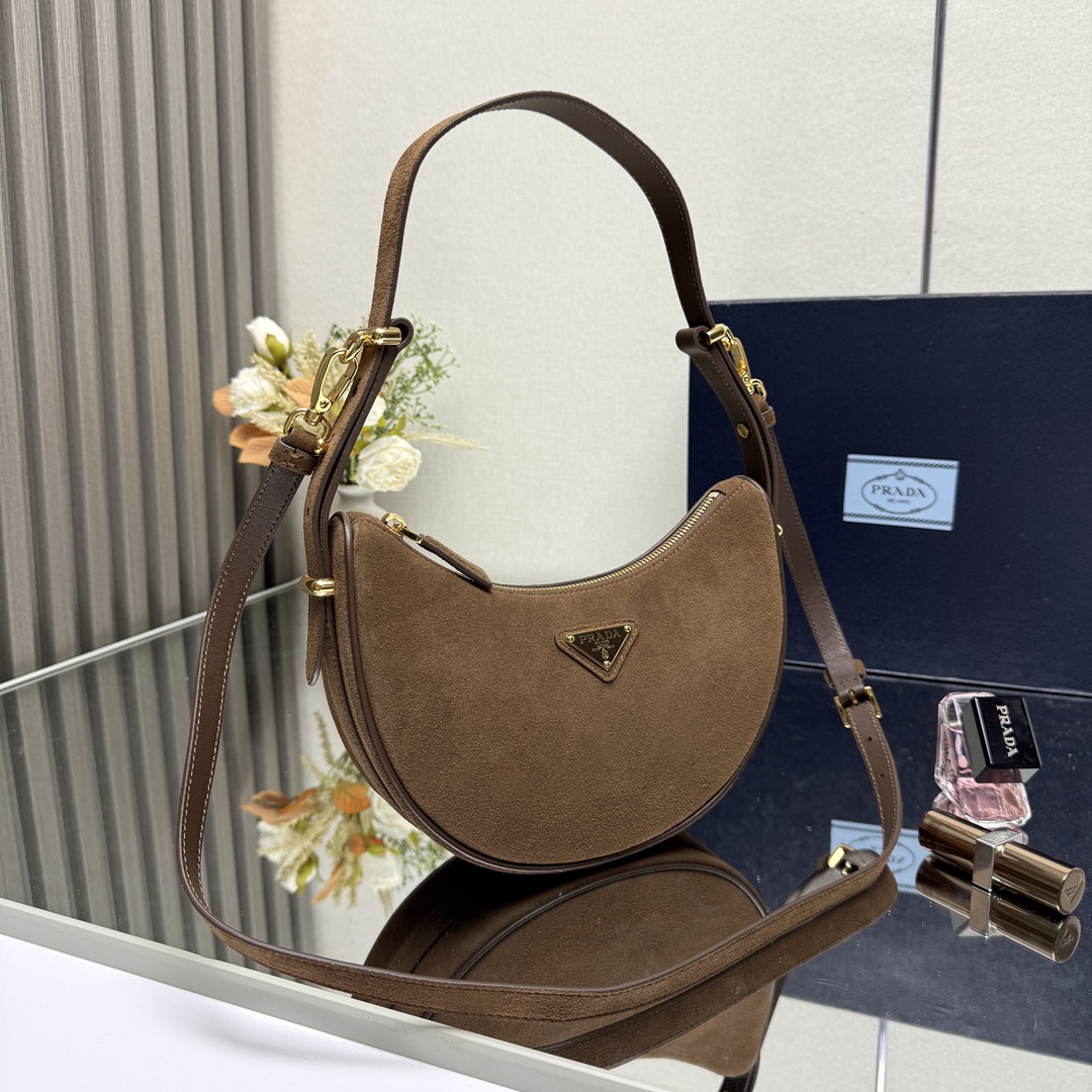 Pra*a Moon Handbags 1BC194-22.5*18.5*6.5CM