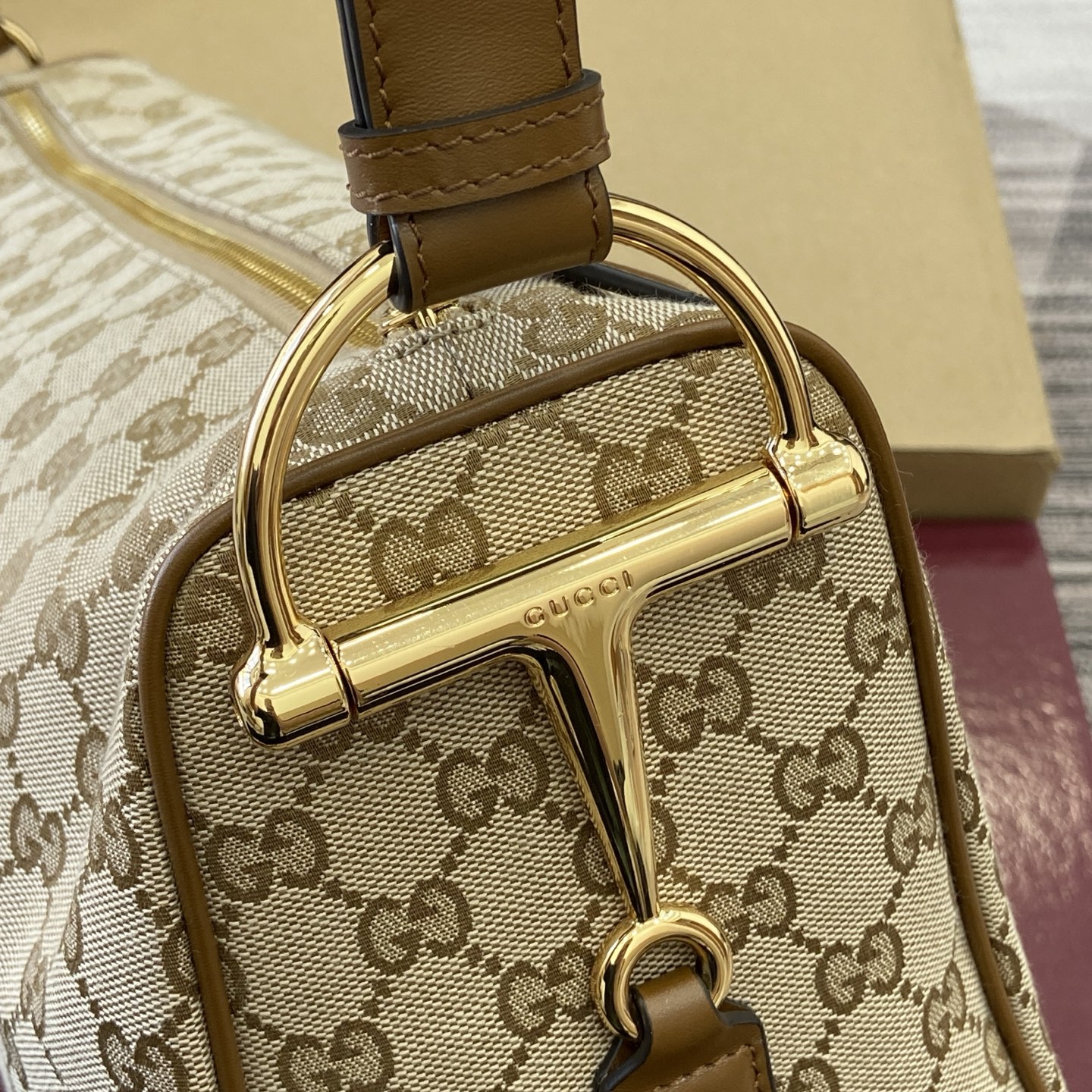 Gvc*1 Half Horsebit Small Shoulder Bag-31.5*17*12CM