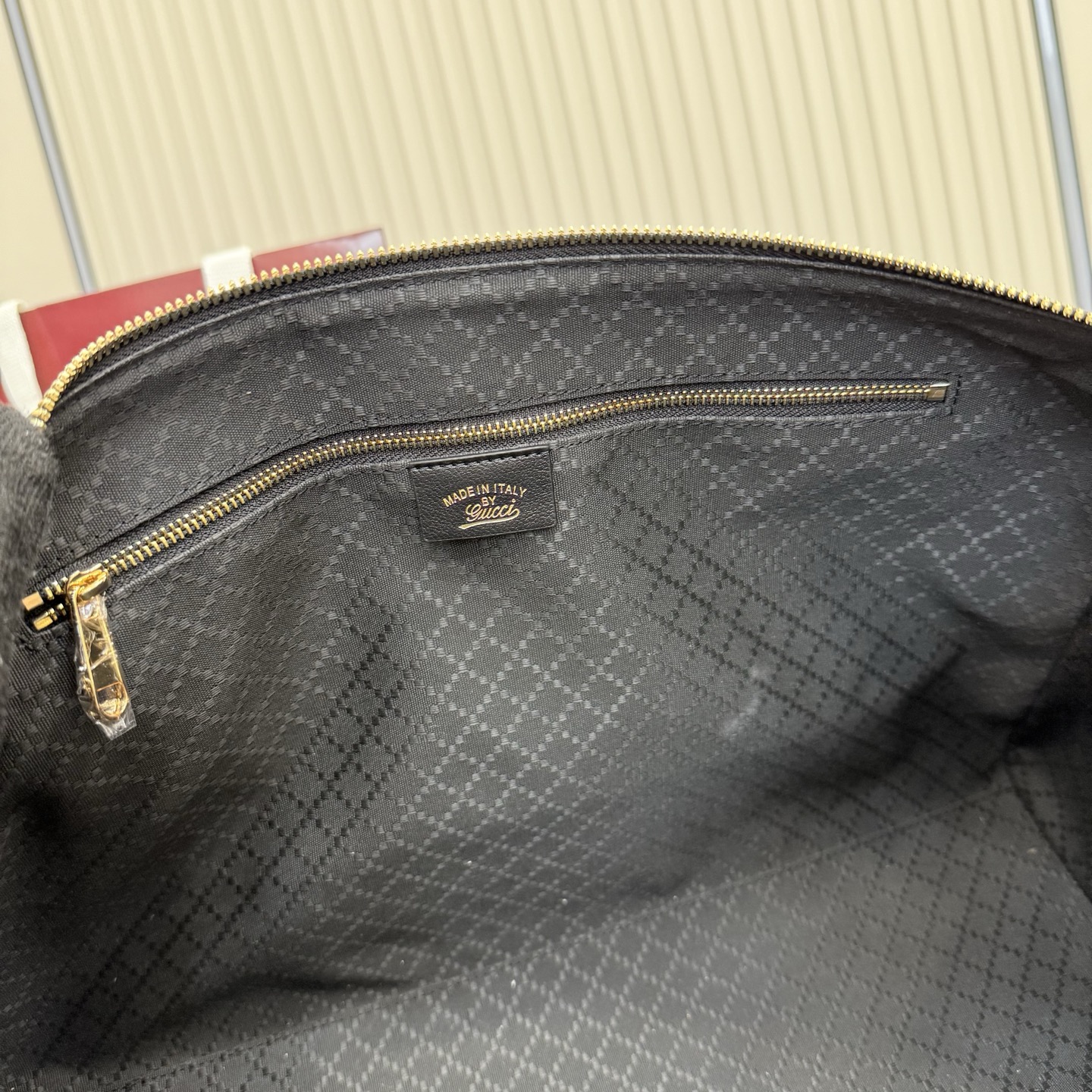 Gv*c* Borsetto Large Boston Bag In Black Leather-38.5*22.5*13CM