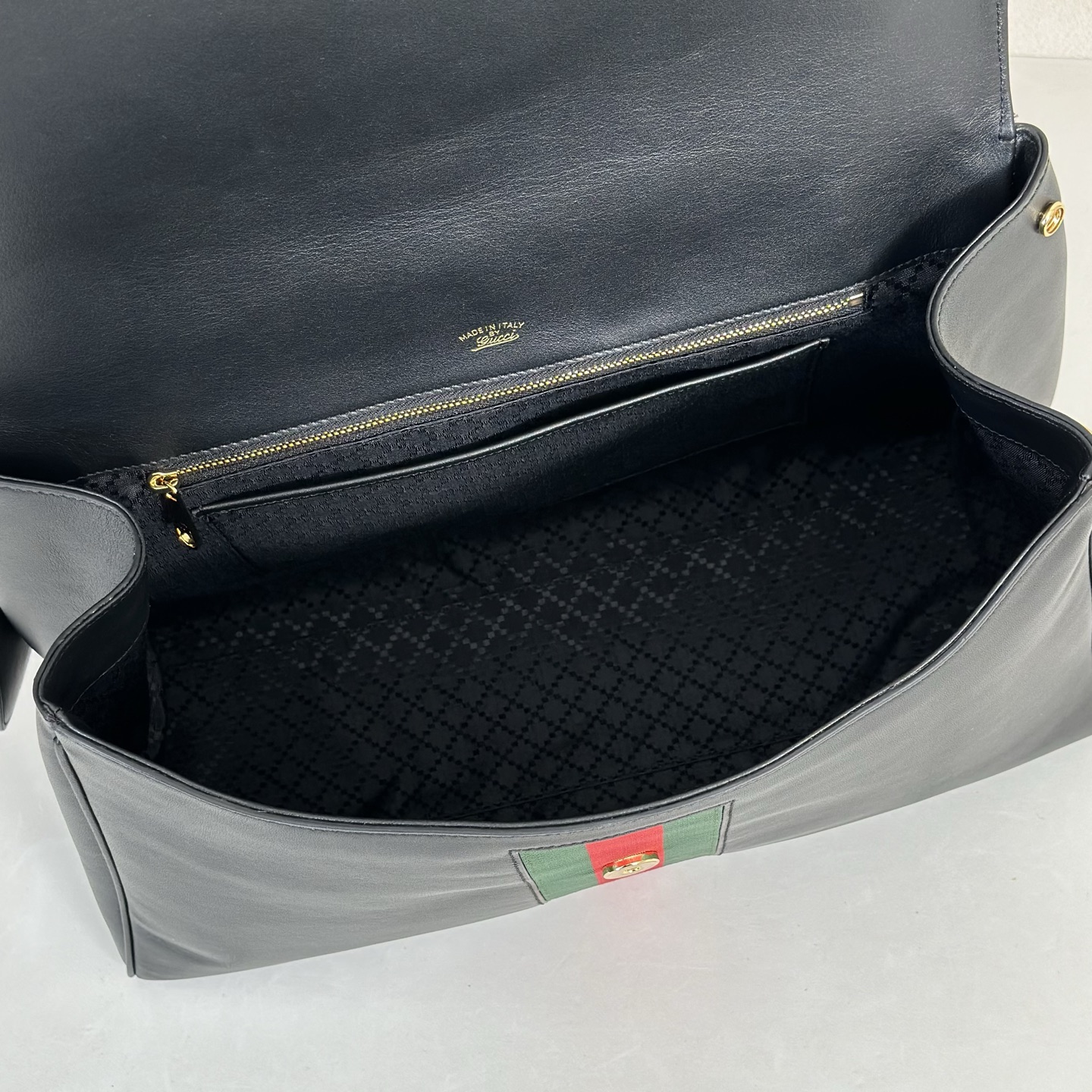 Gv*c* Paparazzo Large Top Handle Bag In Black Leather-37*29*13CM