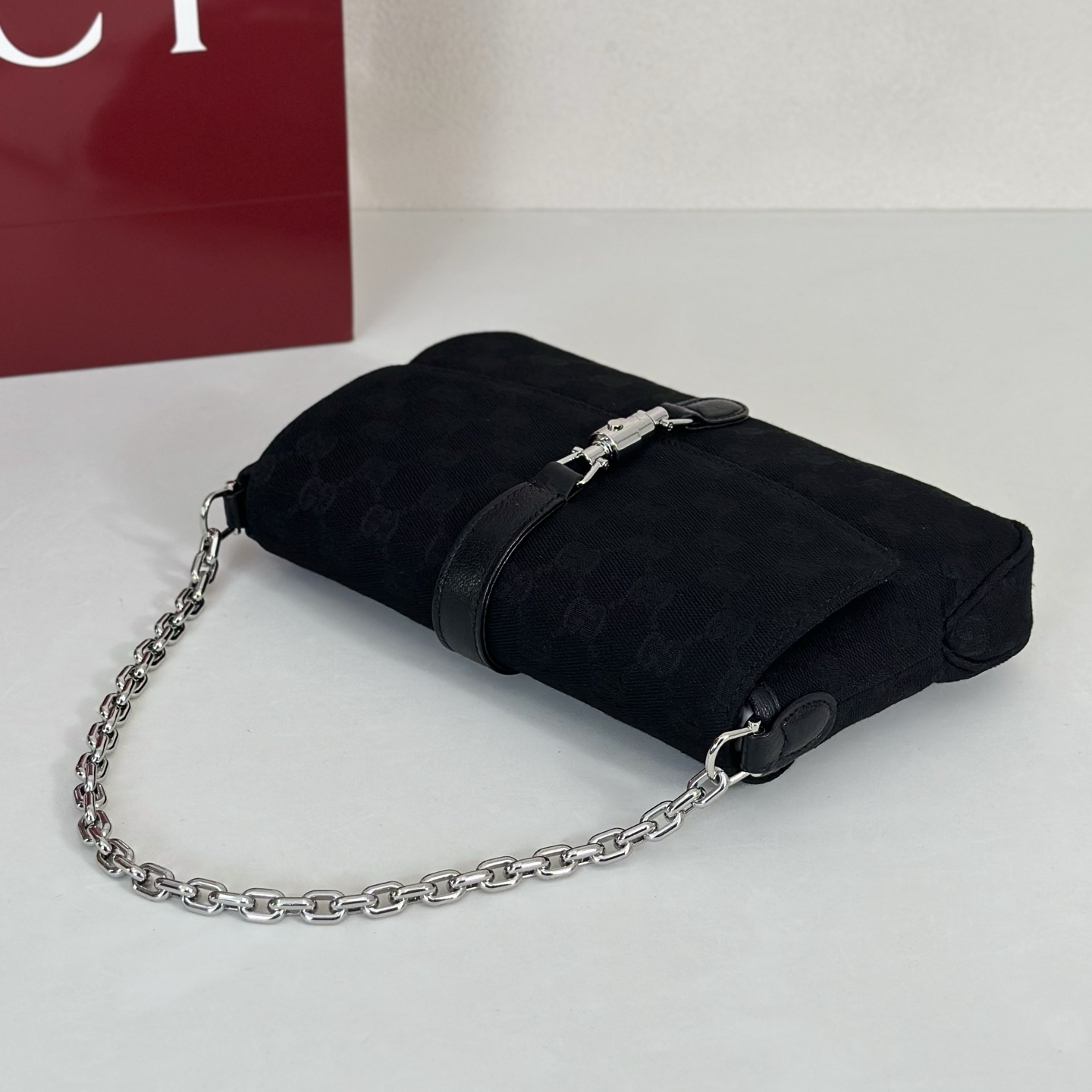 Guc*ci Aperitivo Medium Shoulder Bag In Sand And Brown GG-16*14.5*3.5CM