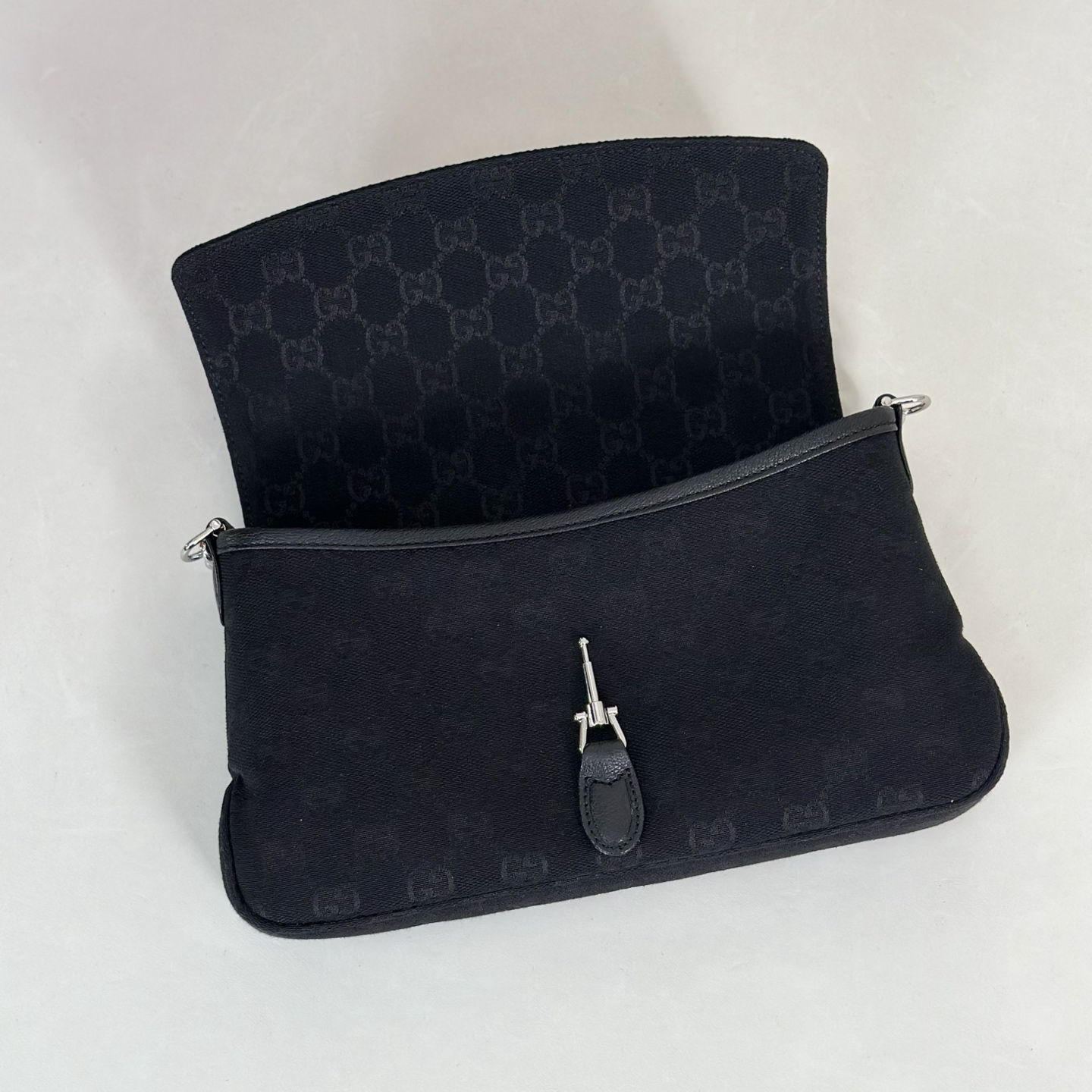 Guc*ci Aperitivo Medium Shoulder Bag In Sand And Brown GG-16*14.5*3.5CM