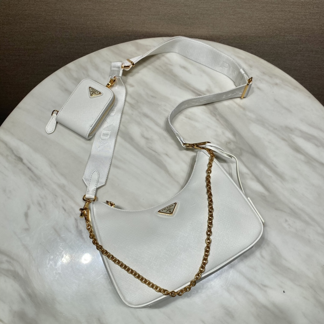 Pra*a Hobo Bag-BH204 -23*17*6.5CM