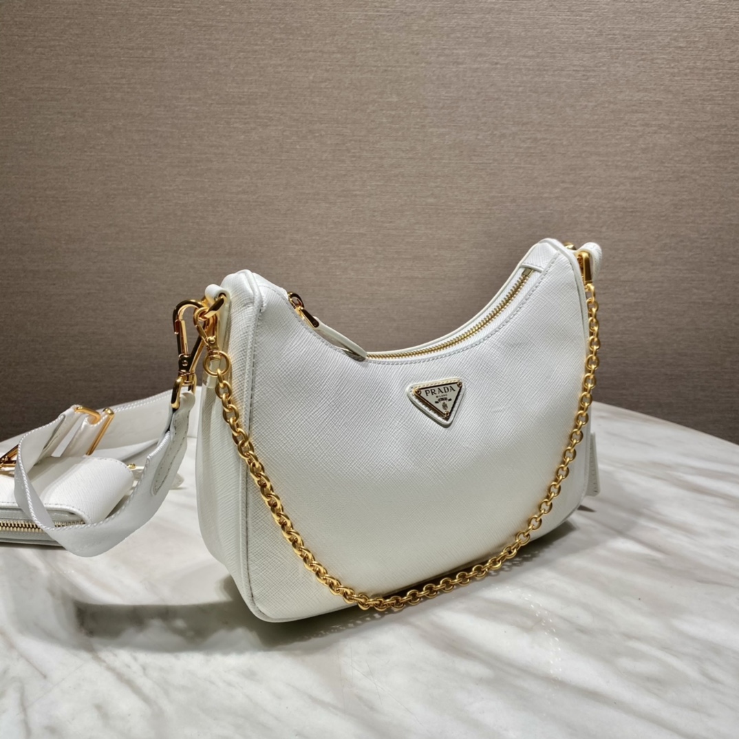 Pra*a Hobo Bag-BH204 -23*17*6.5CM