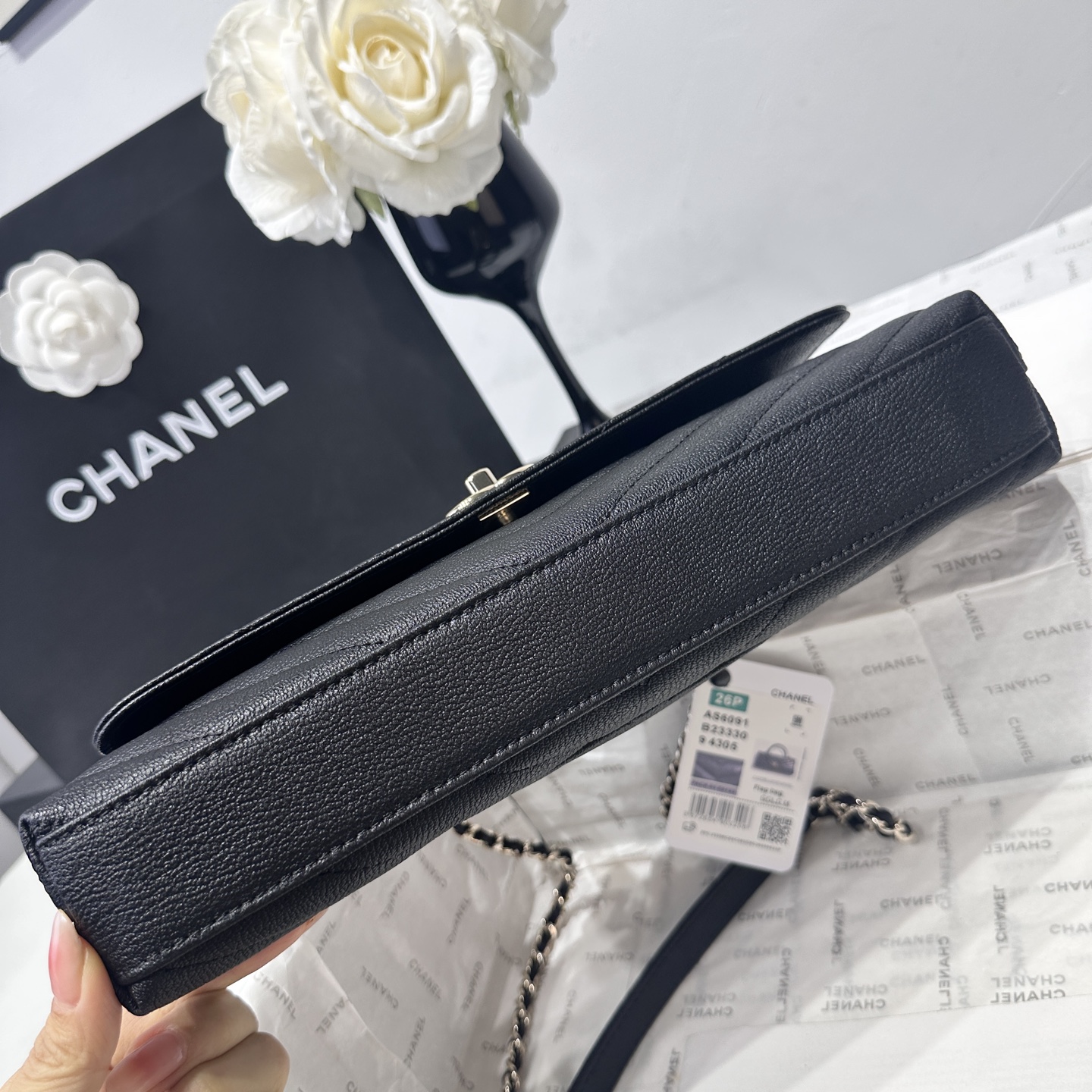 Ch@nel Coco Handle Flap Bag-32CM