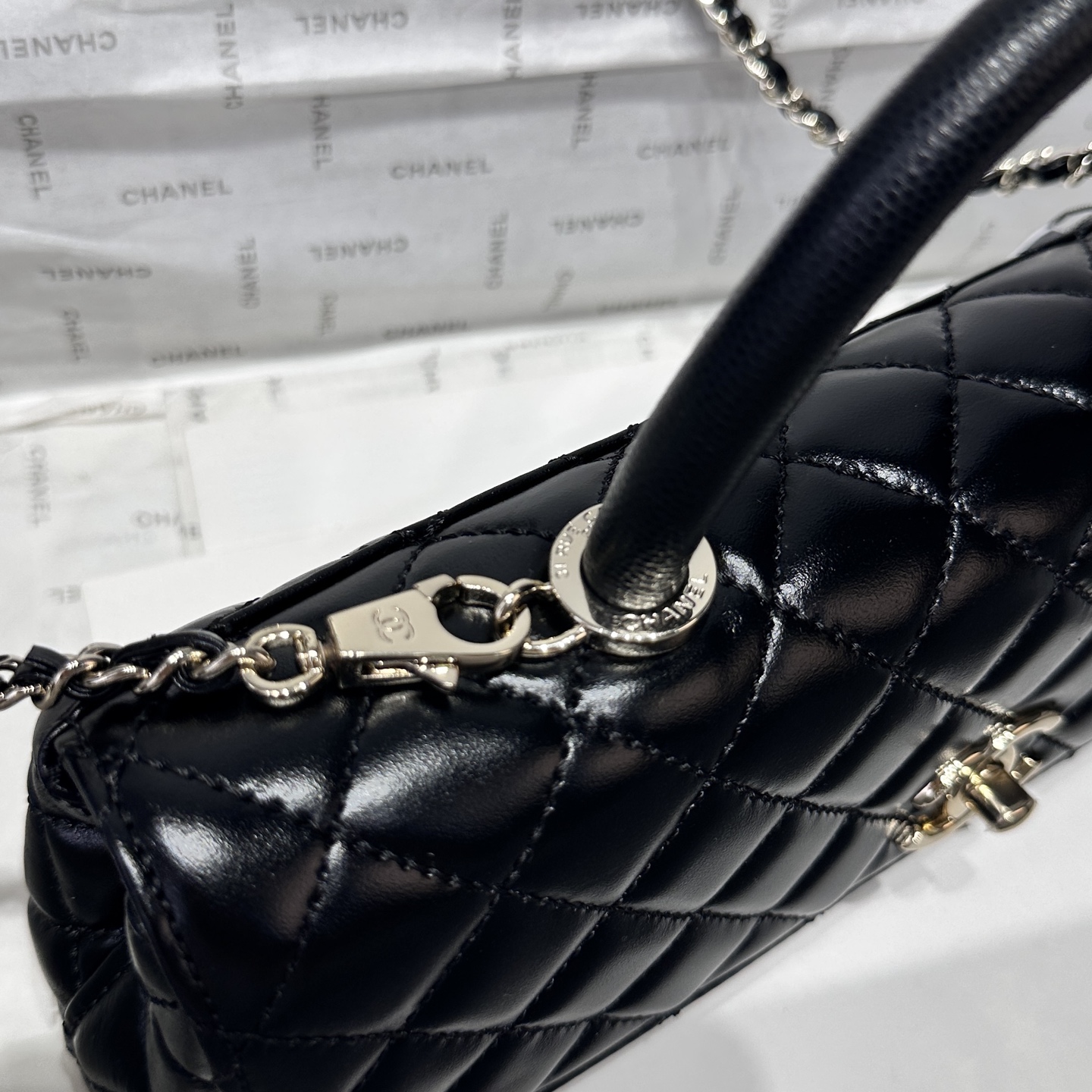 Ch@nel Coco Handle Flap Bag-32CM