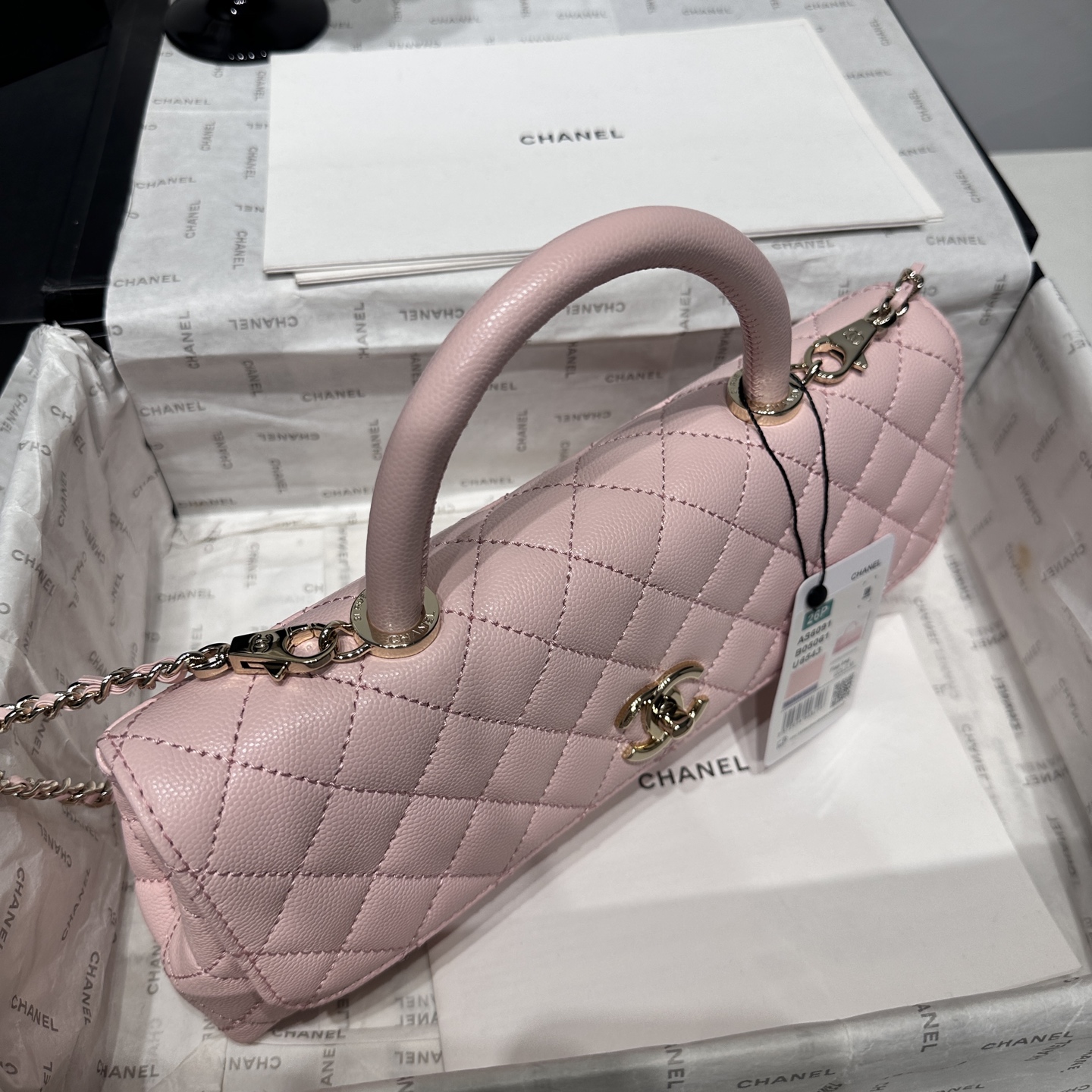 Ch@nel Coco Handle Flap Bag-32CM