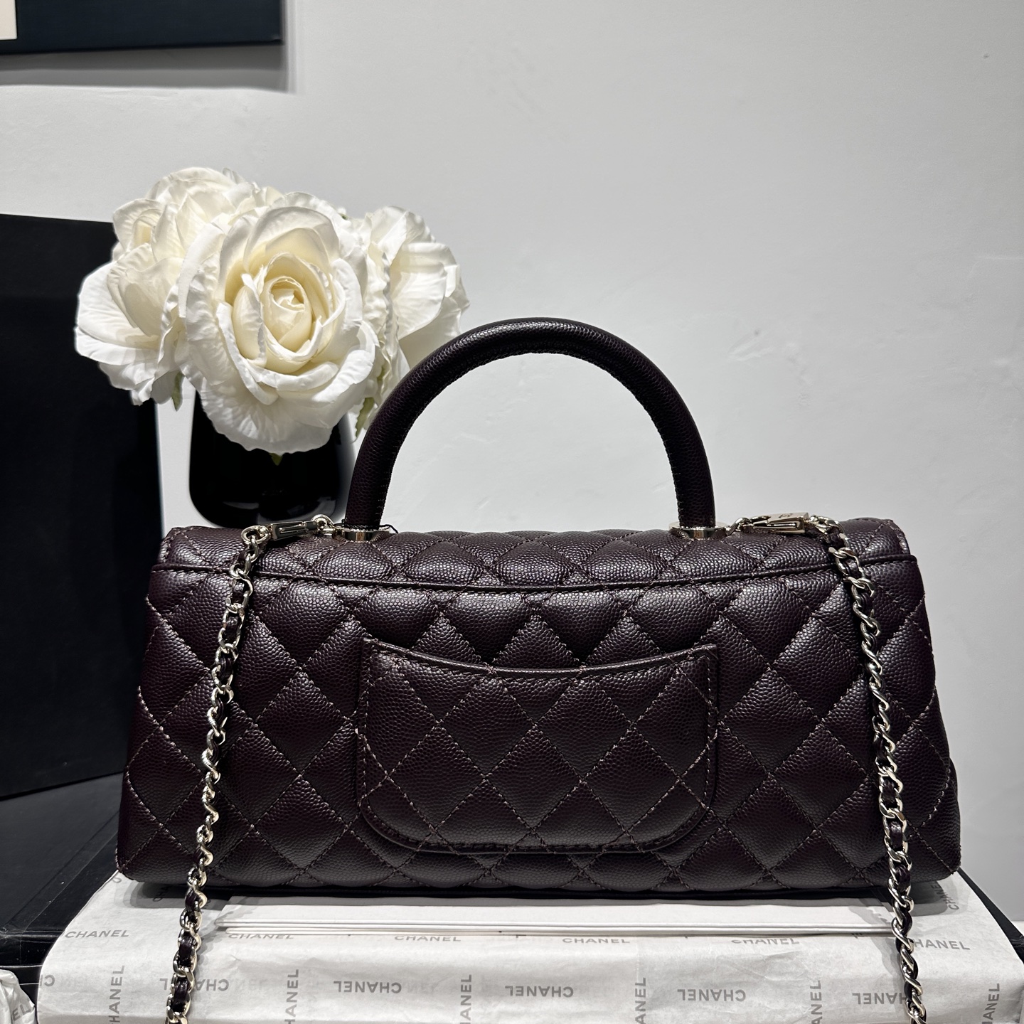 Ch@nel Coco Handle Flap Bag-32CM
