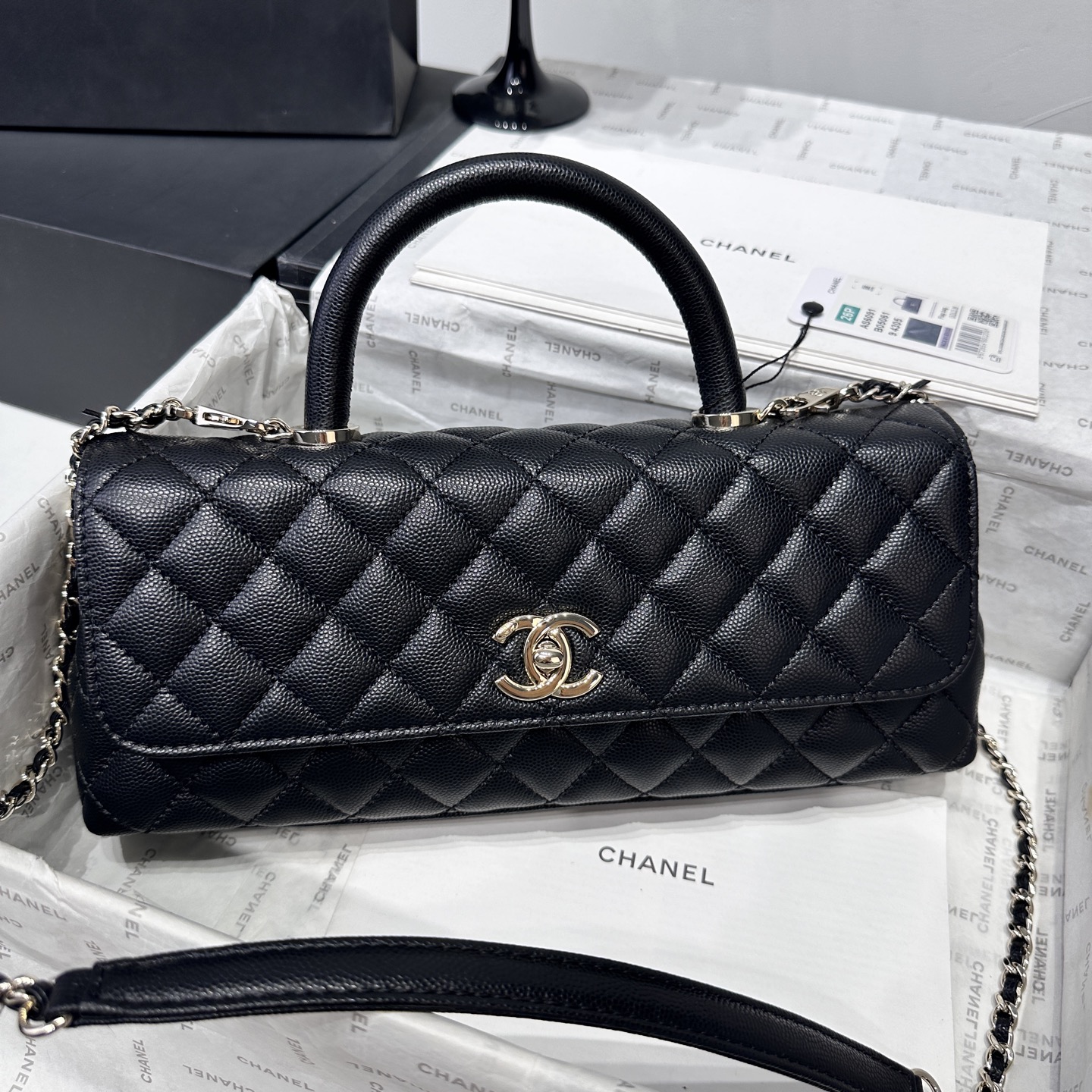 Ch@nel Coco Handle Flap Bag-32CM