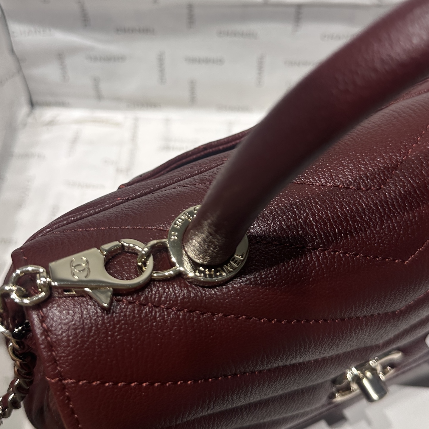 Ch@nel Coco Handlebag-23CM