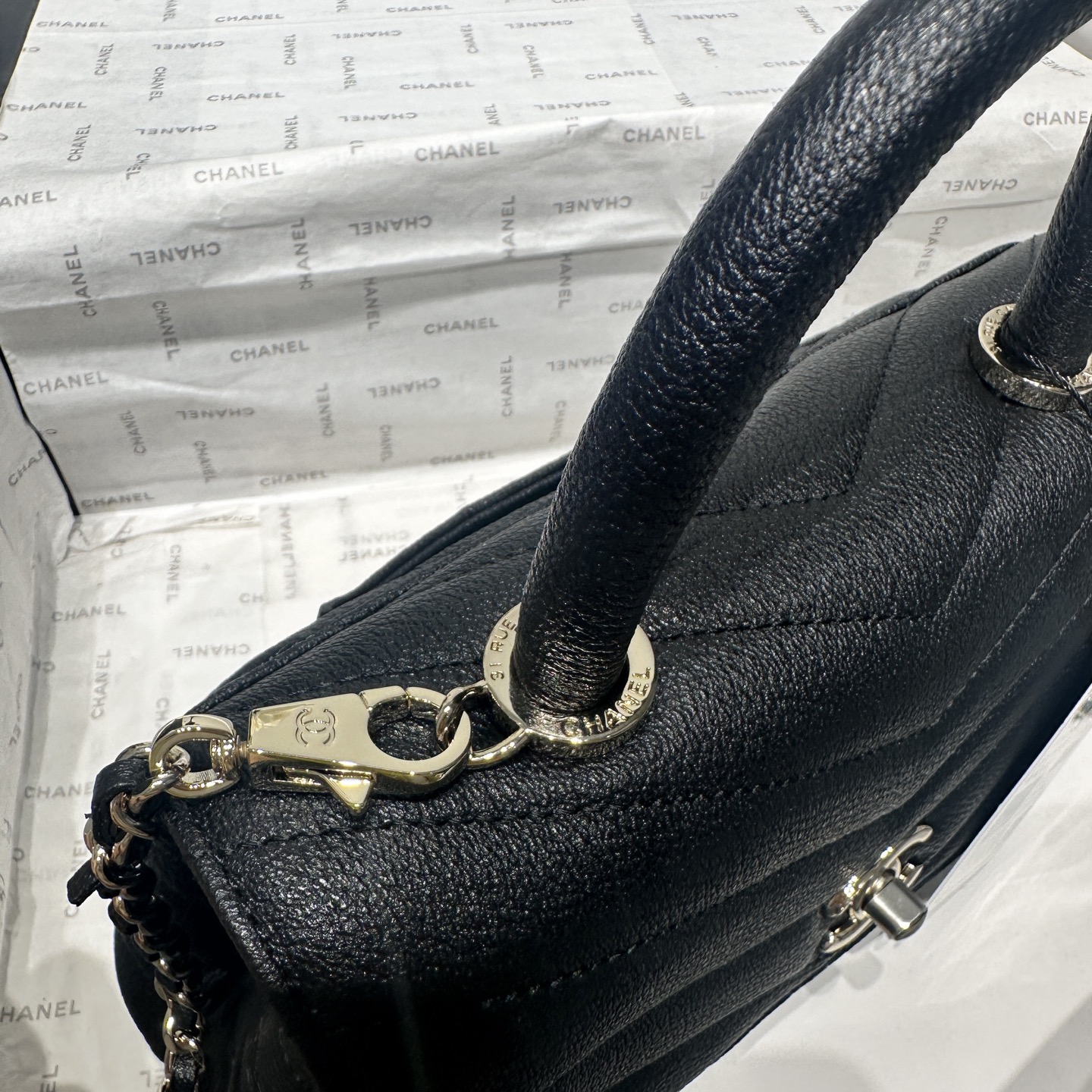 Ch@nel Coco Handlebag-23CM