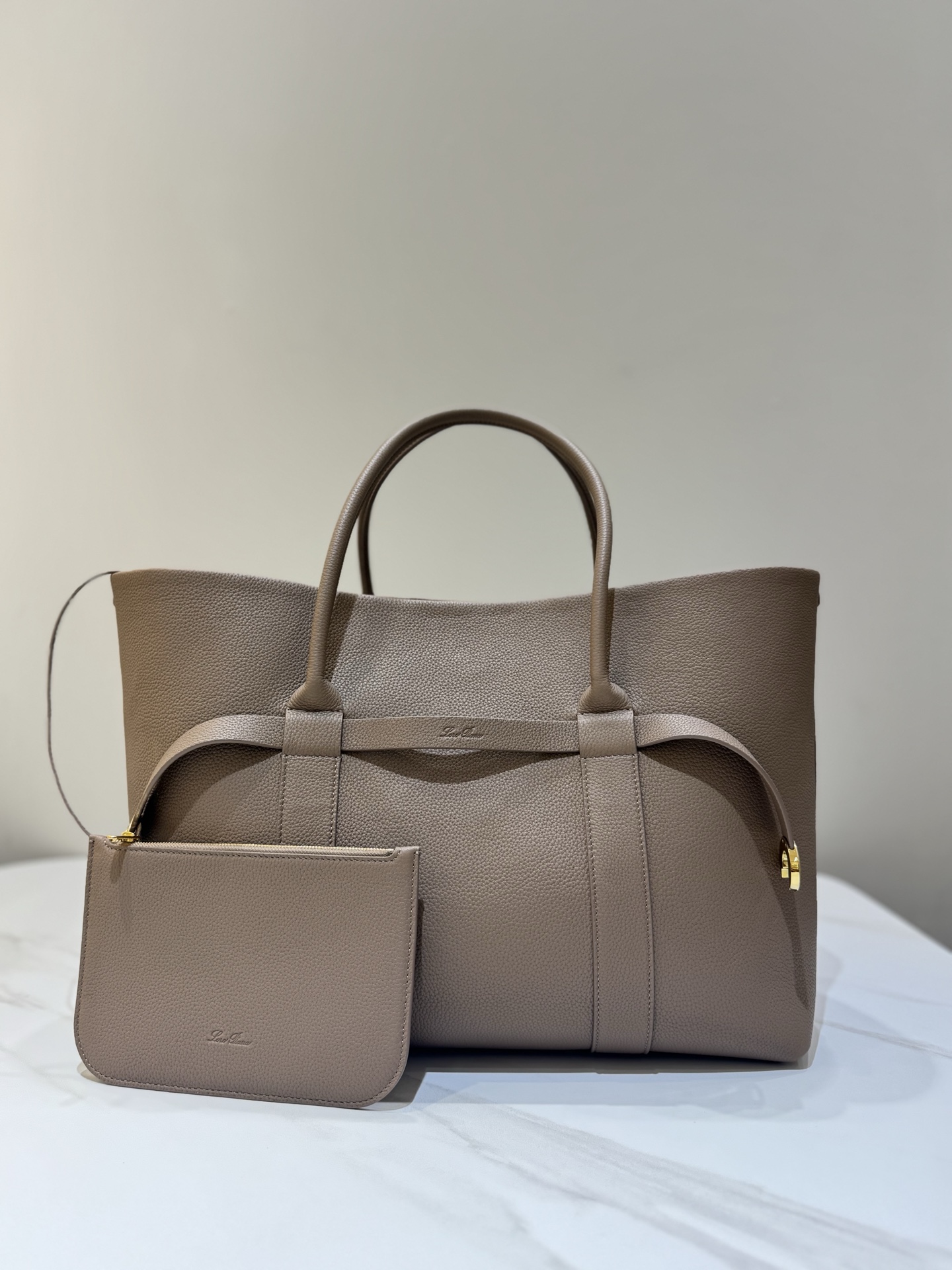 L0r0 P1ana Ghiera Shopper Bag-40*26*18CM