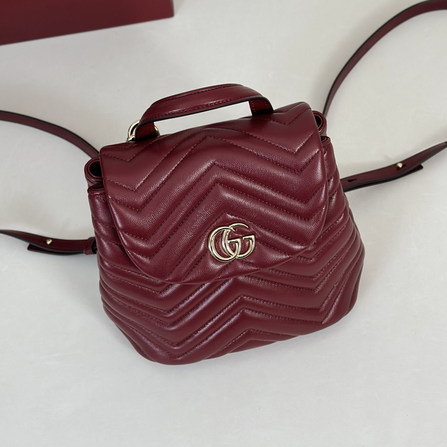 Gvc*1 Mini Marmont Backpack-20*11*18CM