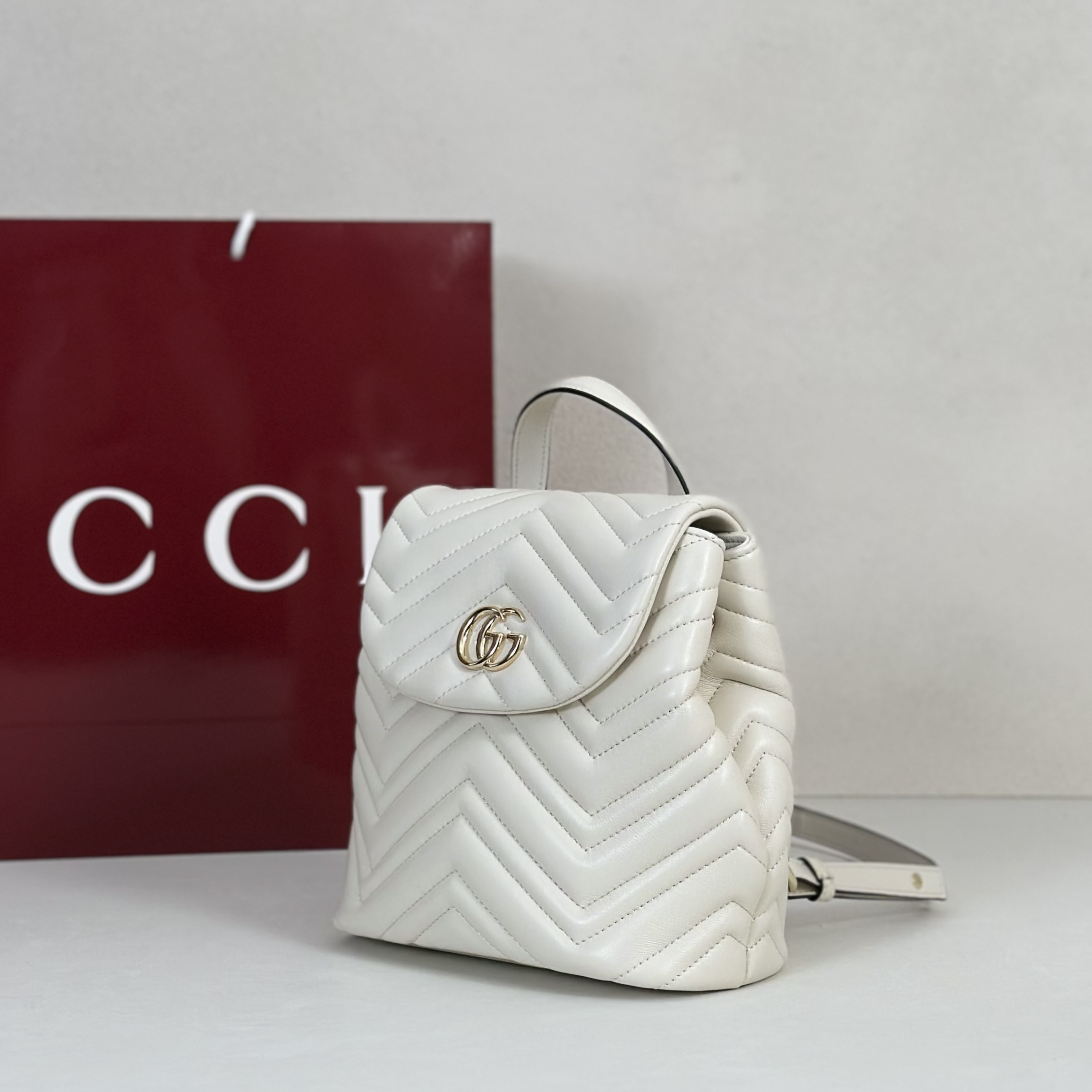Gvc*1 Mini Marmont Backpack-20*11*18CM