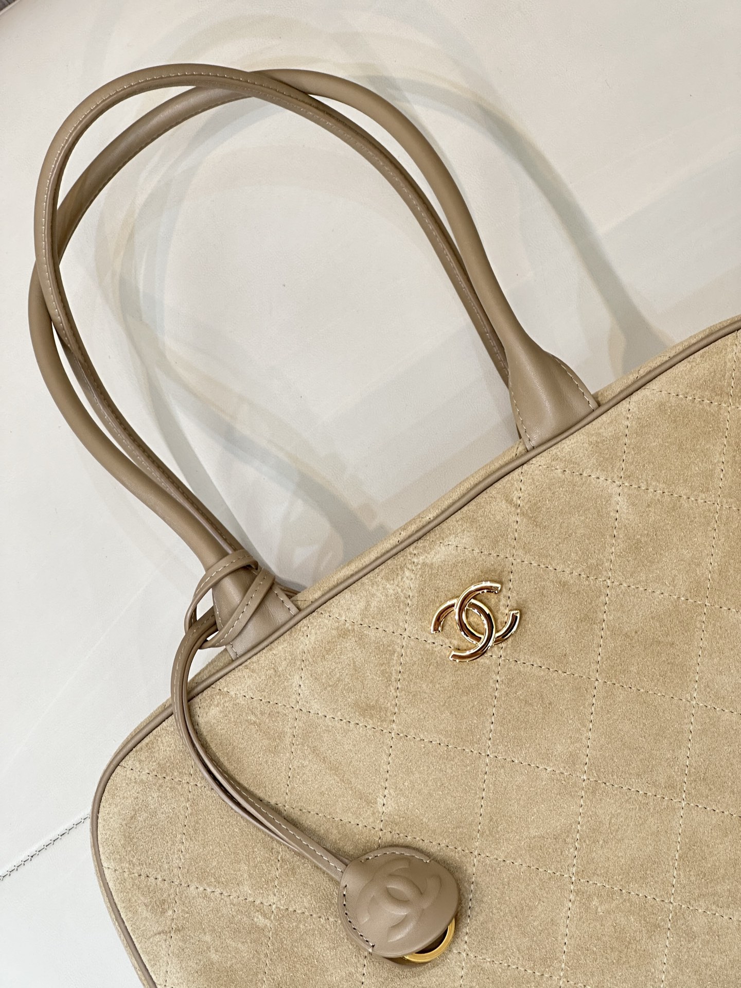 Ch@nel Bowling Bag-19*35.5*12.5CM