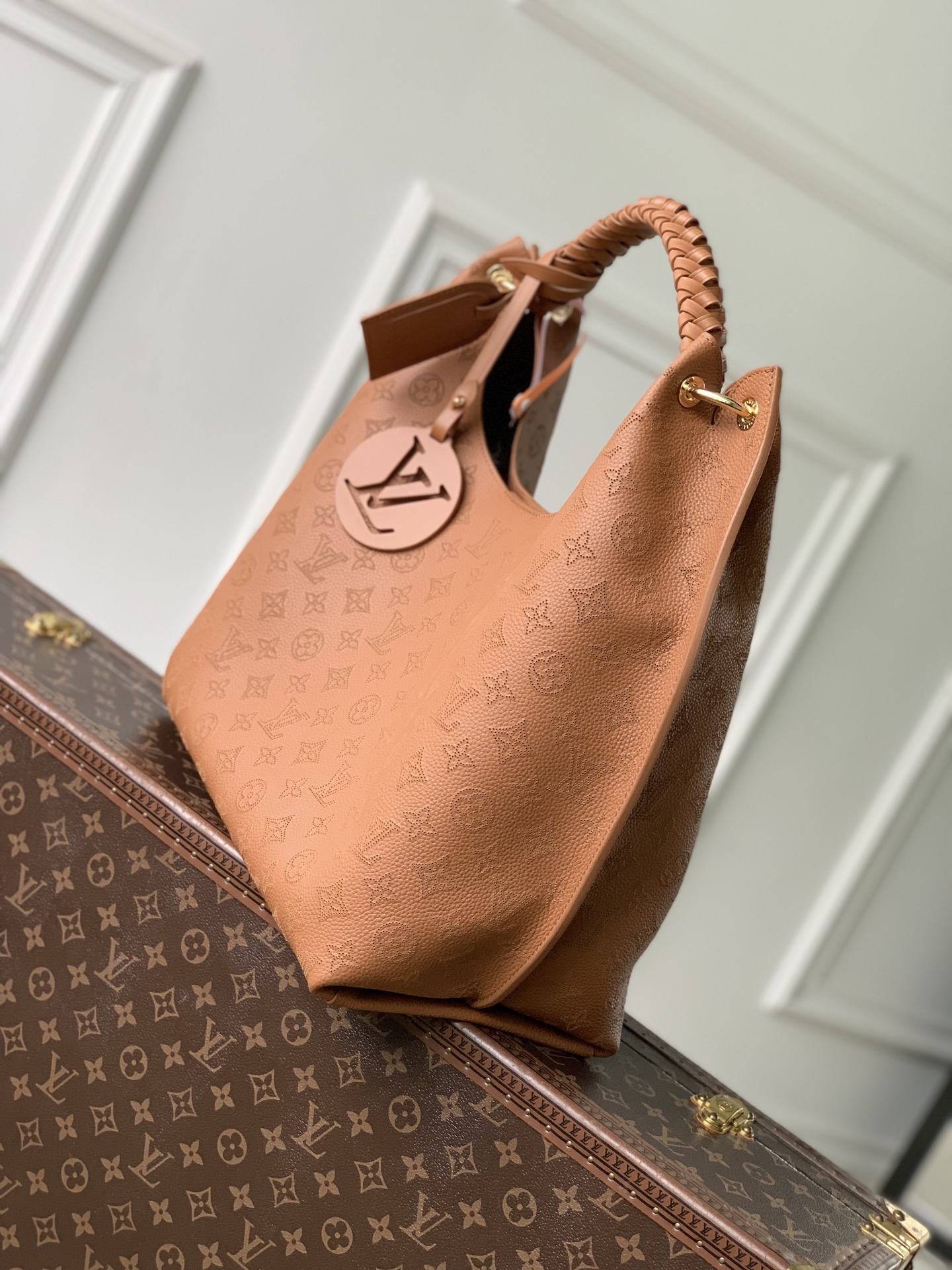 L0vis Vvtt0n Carmel Hobo Bag-35*40*17CM