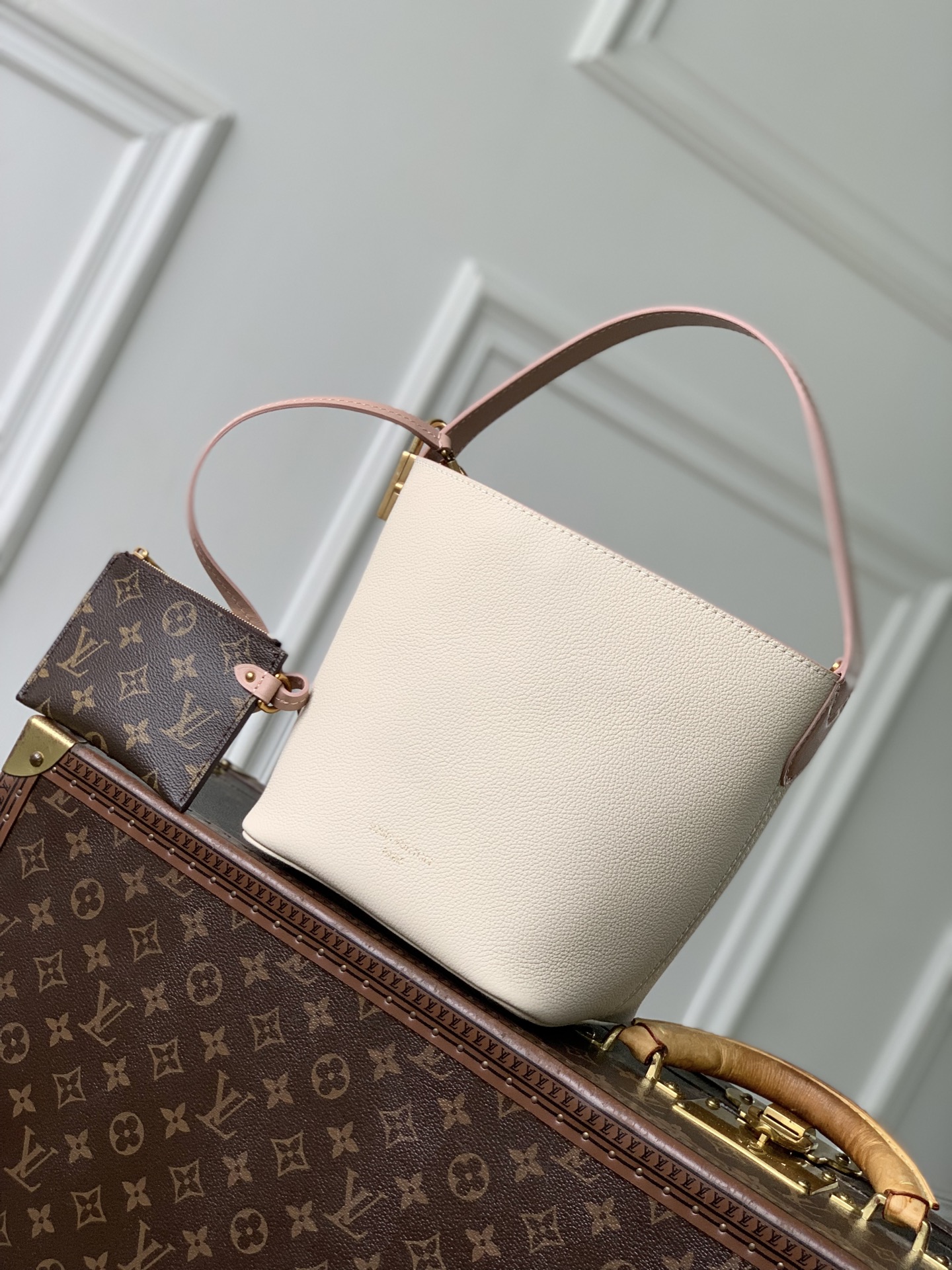 LV All In BB Low Key - Women - Handbags-18 x 12 x 16CM