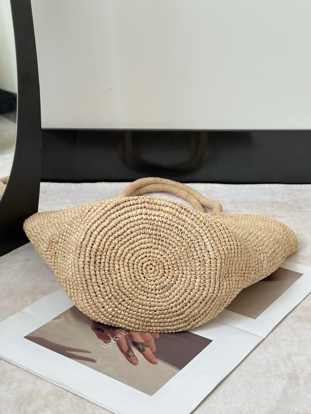 The R0w Raffia Bags-14*17*27.5CM