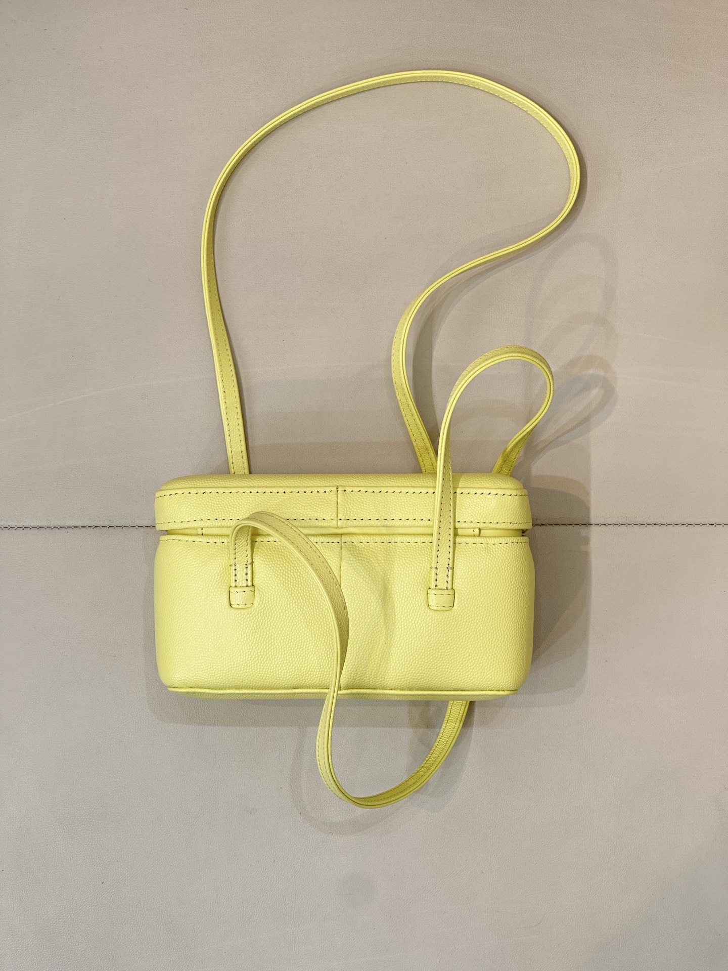 Ch@nel Long Vanity With Leather Strap-19CM