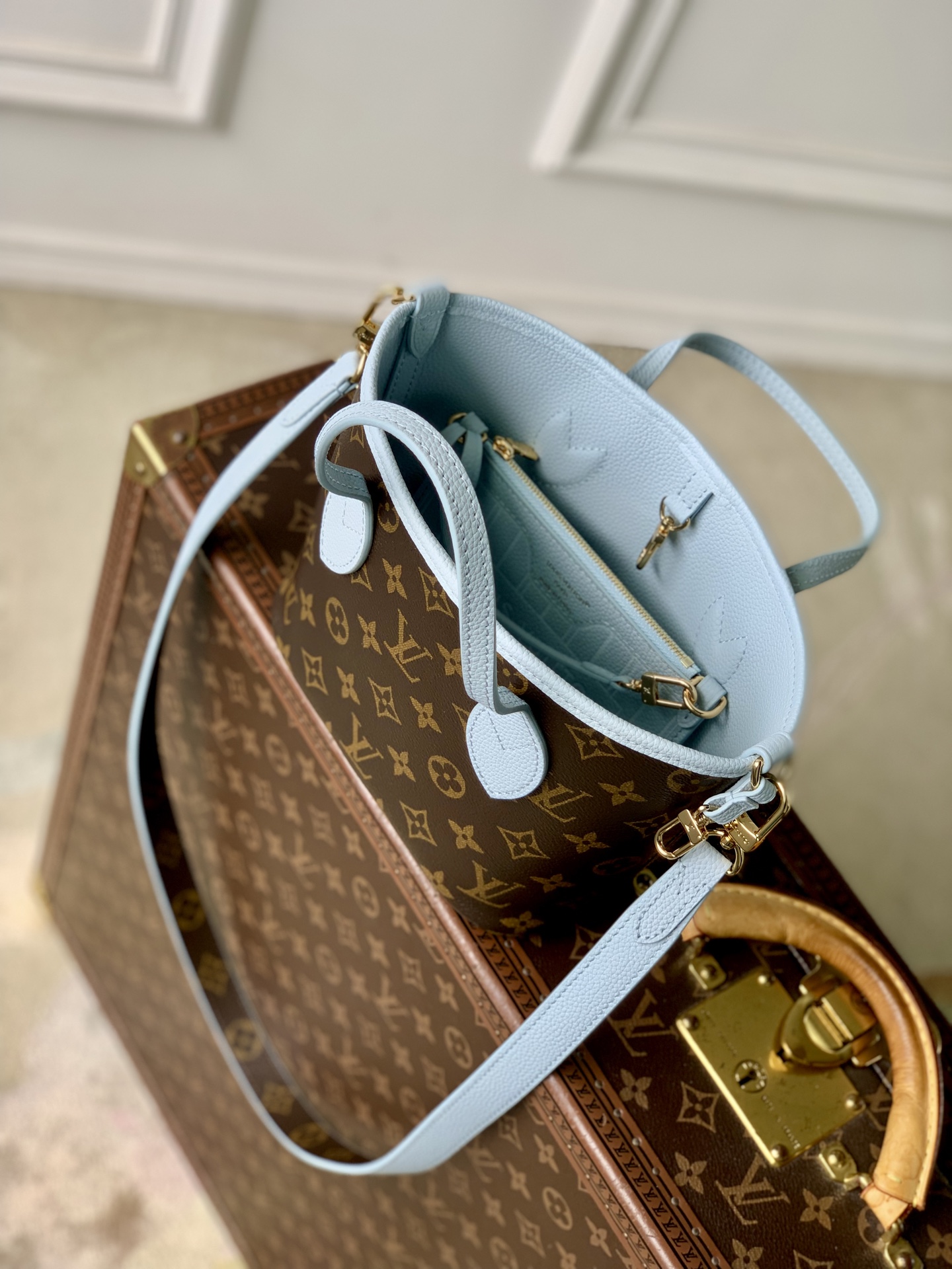 L0vis Vvtt0n Neverfull Bandoulière Inside Out BB-M28337-26.5 x 16.5 x 11CM