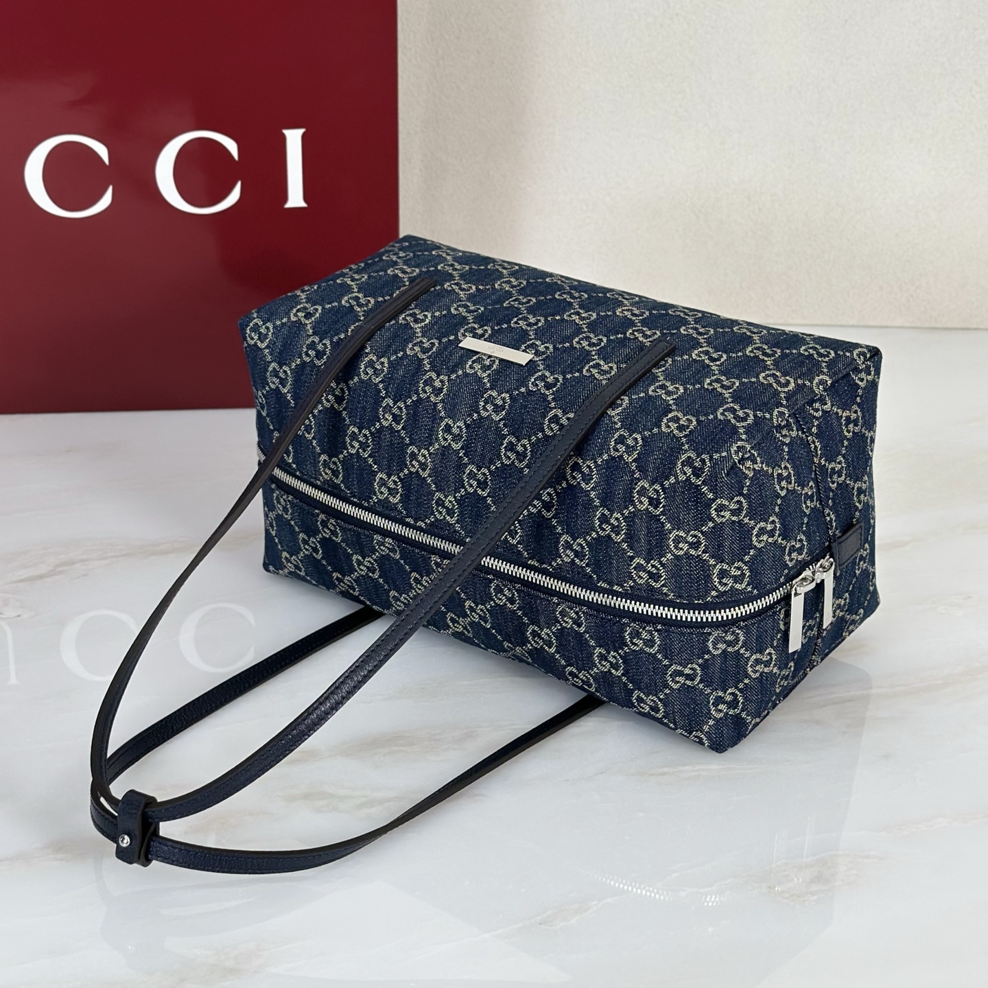 Guc*ci Melrose Medium Boston Bag-29*14*15CM
